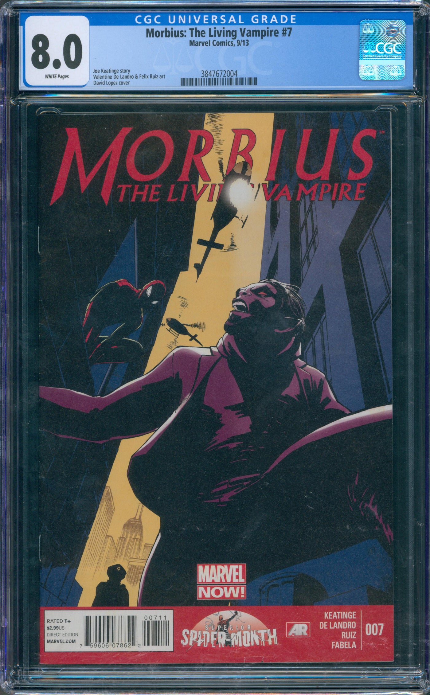 Morbius the Living vampire #7 CGC 8.0