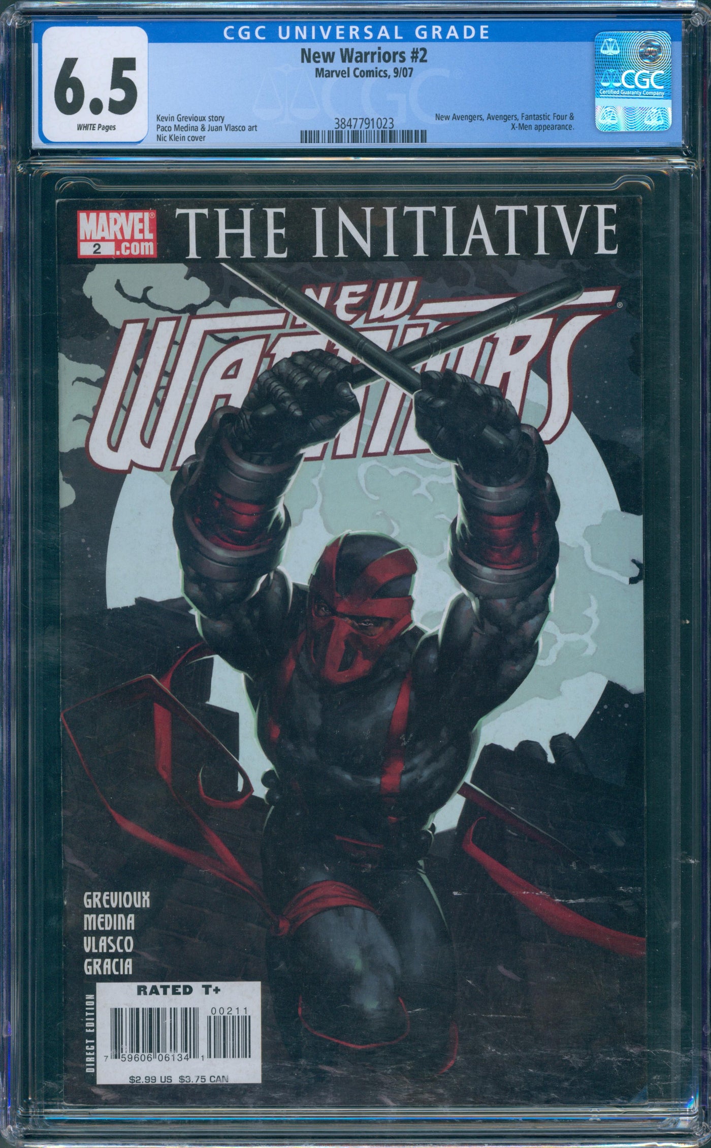 New warrior #2 CGC 6.5