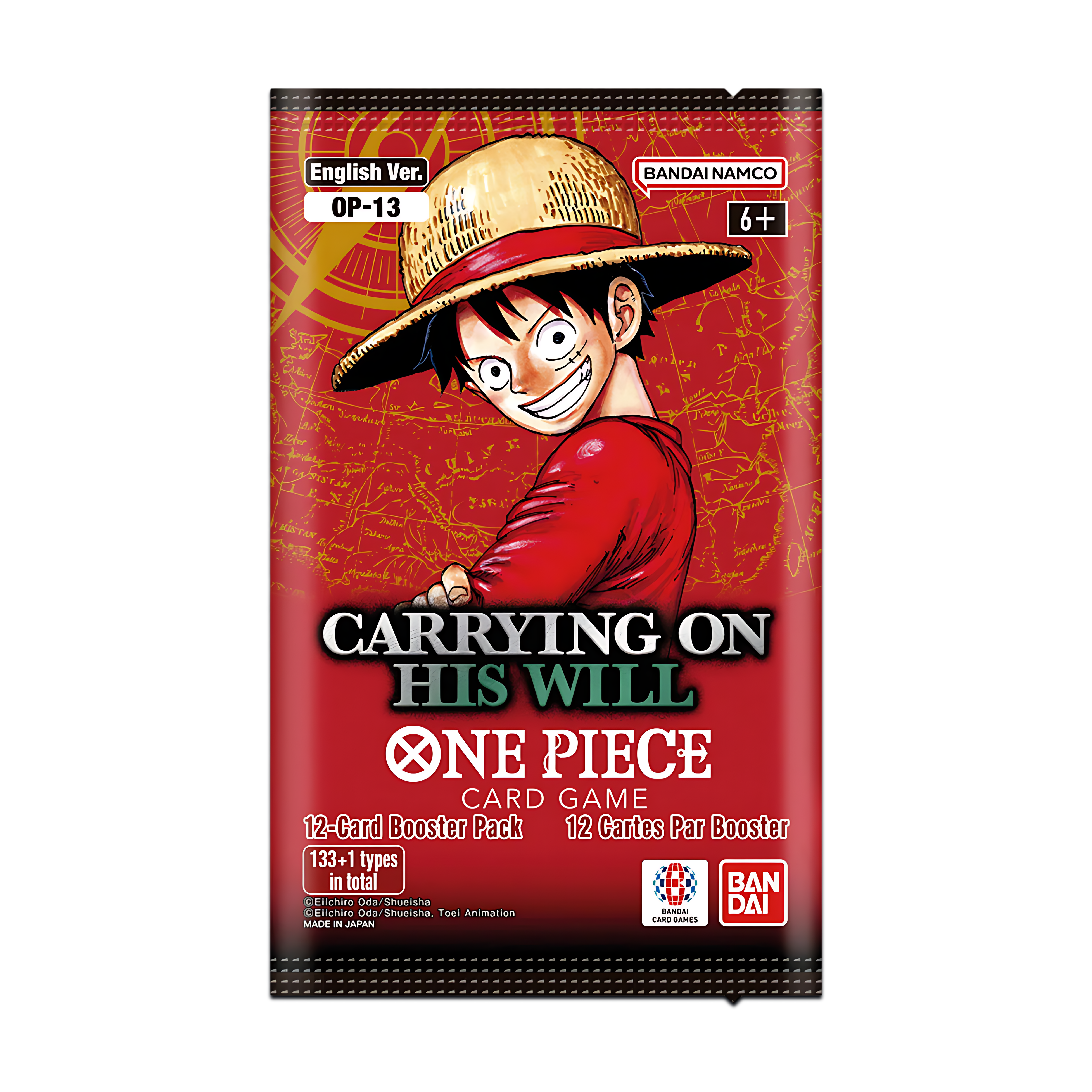 One Piece Card Game: Carrying On His Will Booster Pack (OP-13)