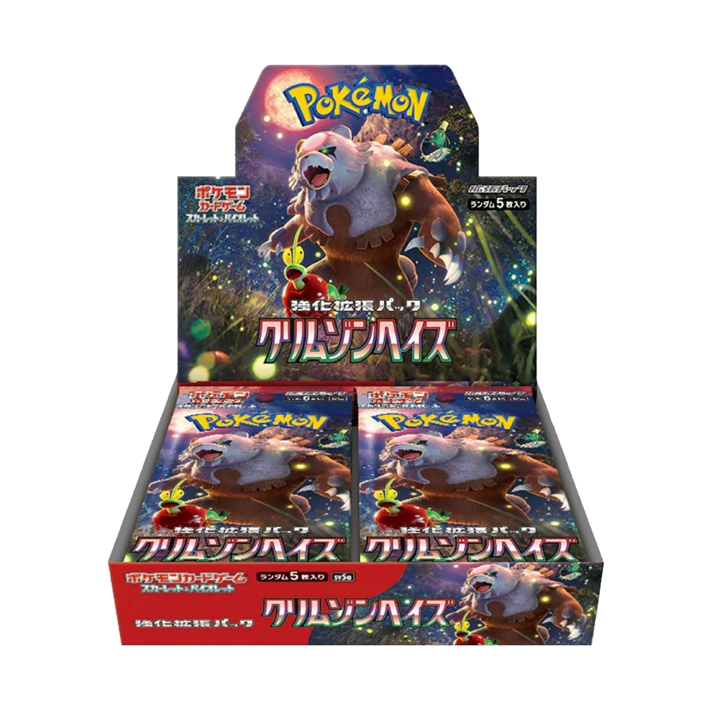 Pokemon TCG Scarlet & Violet Crimson Haze Booster Box sv5a Factory Sealed Japan