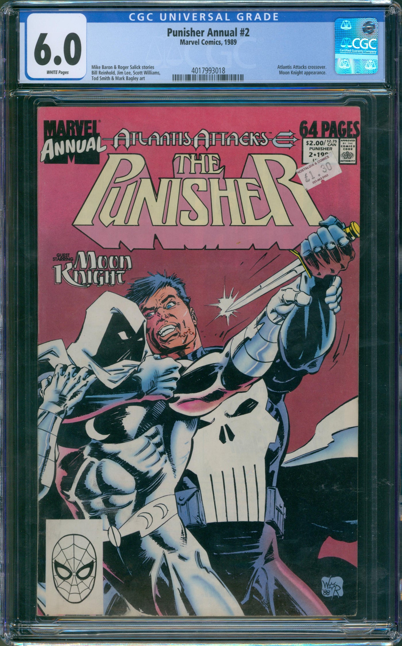 Punisher annual #2 CGC 6.0