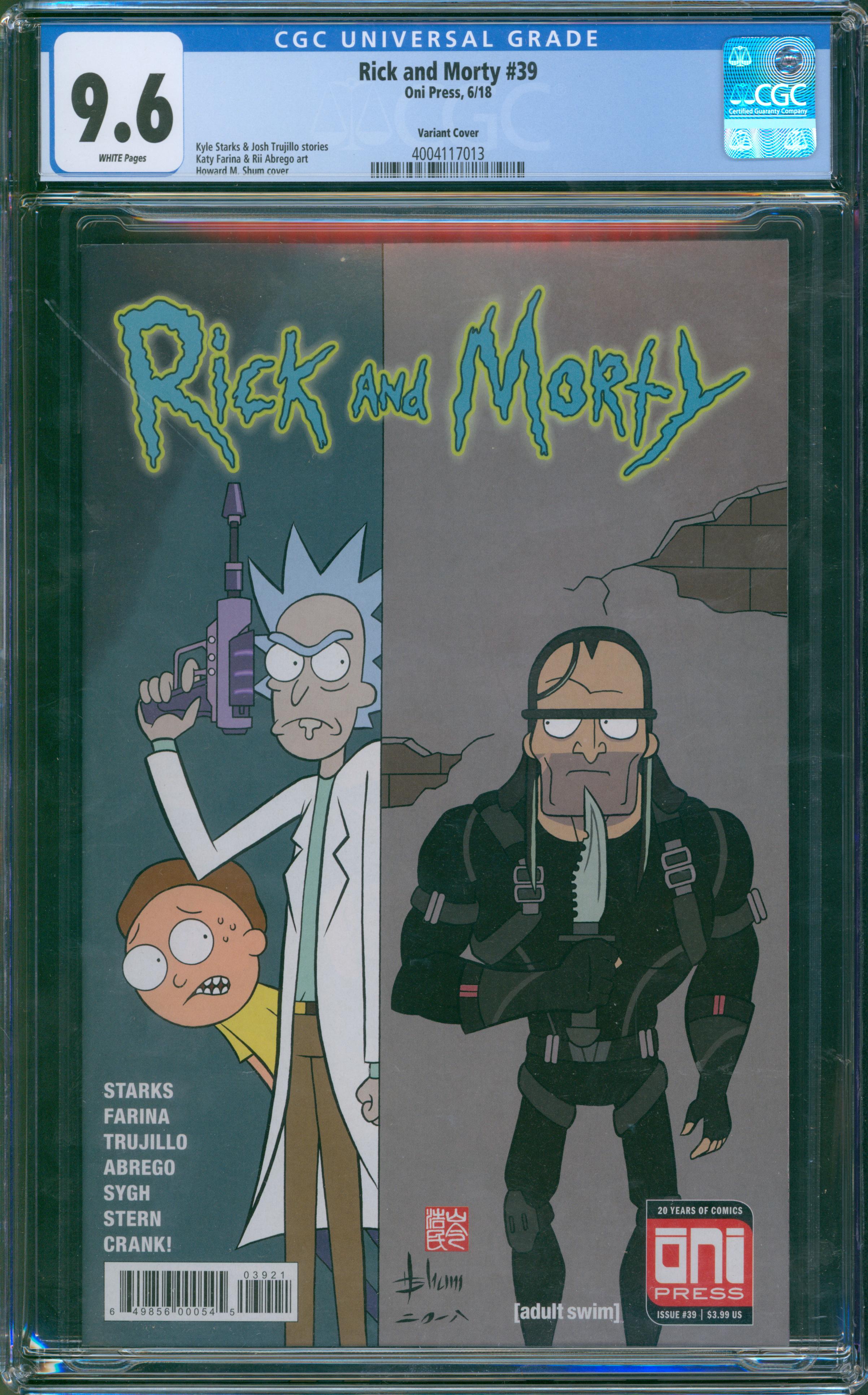 Rick and Morty #39 CGC 9.6