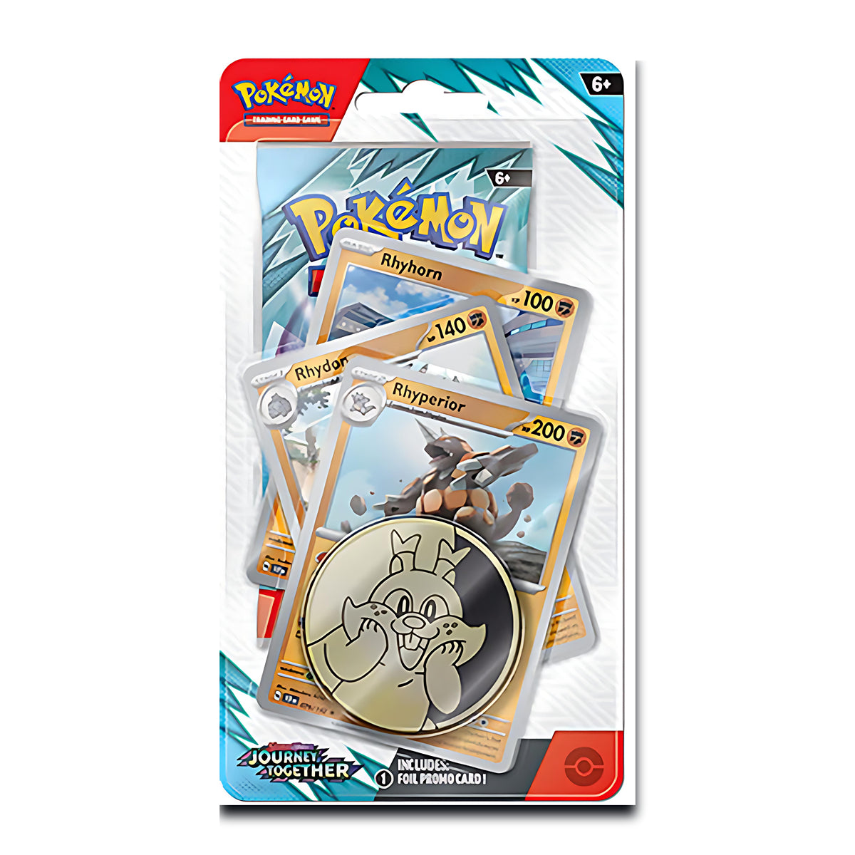 Scarlet and Violet Journey Together Premium Checklane Blister Rhyperior