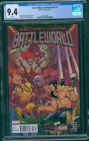 Secret Wars: Battleworld #3 CGC 9.4