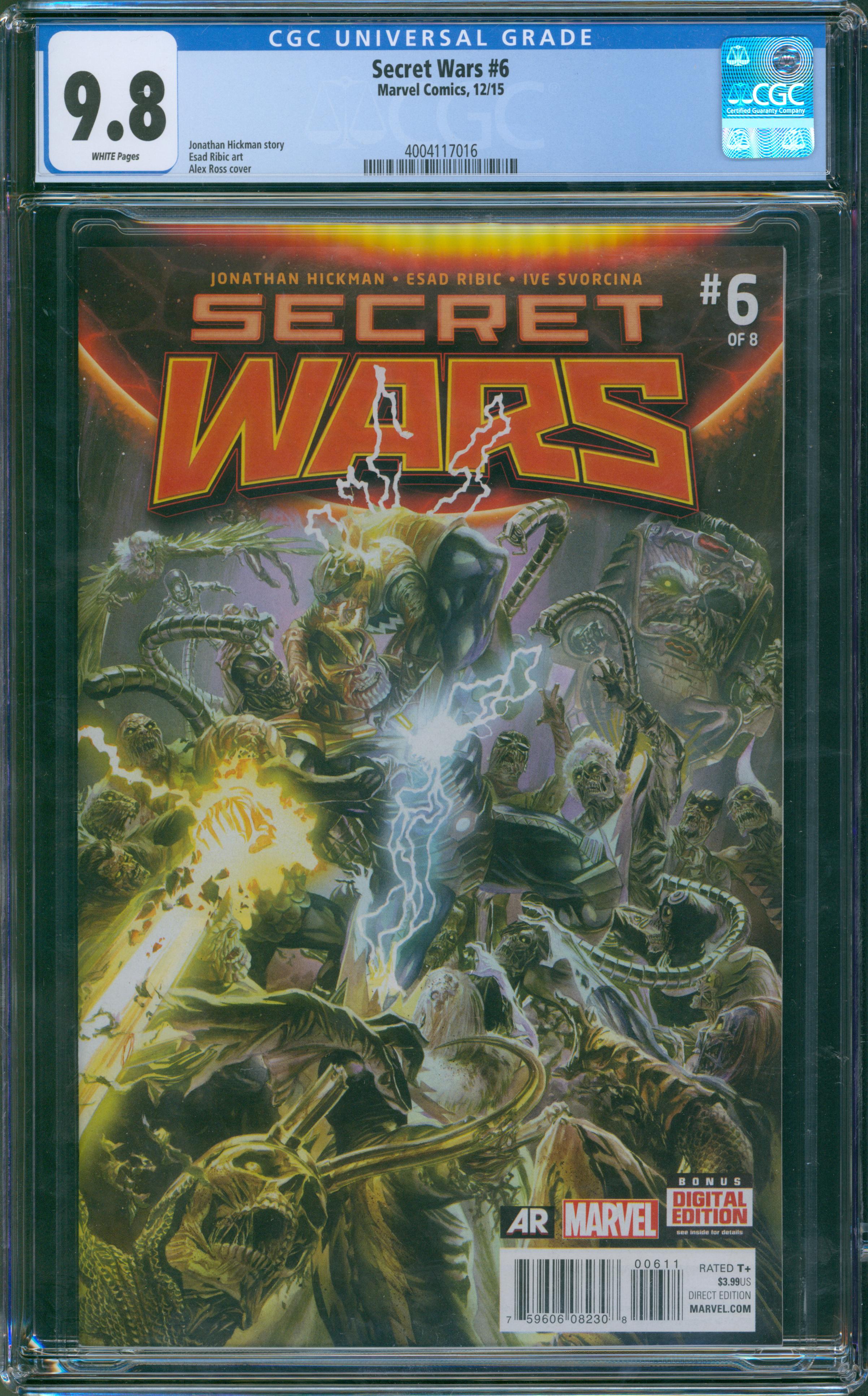 Secret Wars #6 CGC 9.8