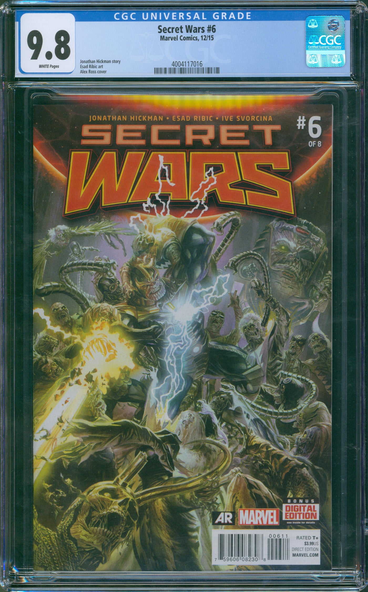 Secret wars #6 CGC 9.8