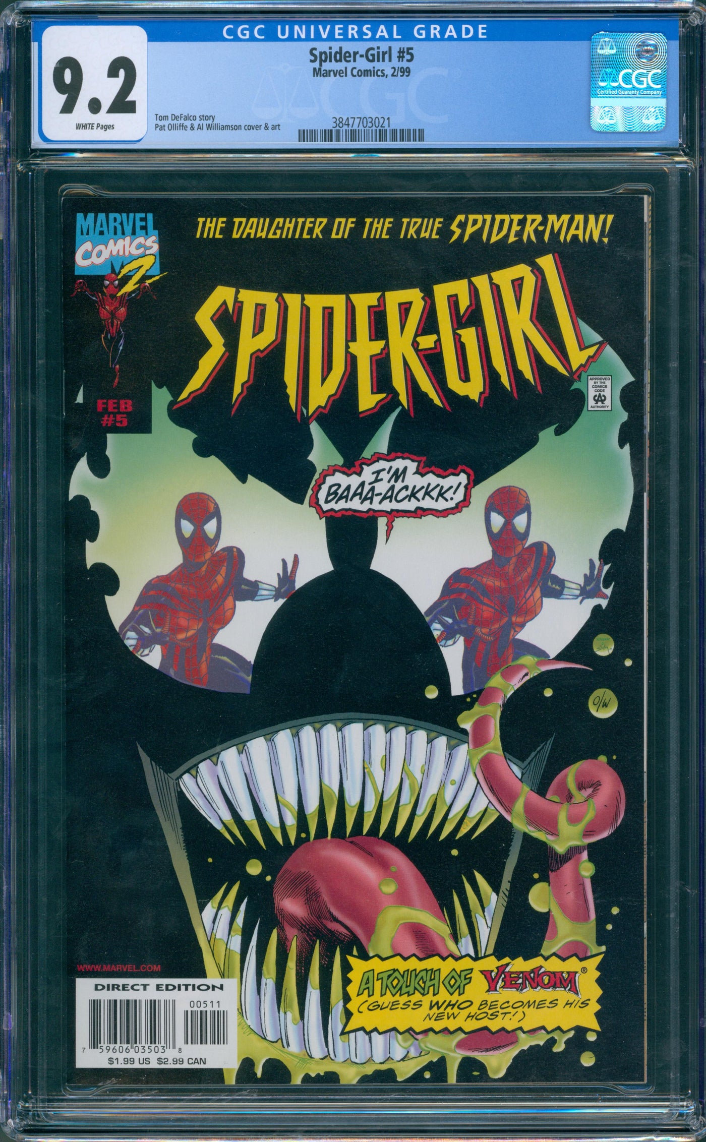 Spider-Girl #5 CGC 9.2