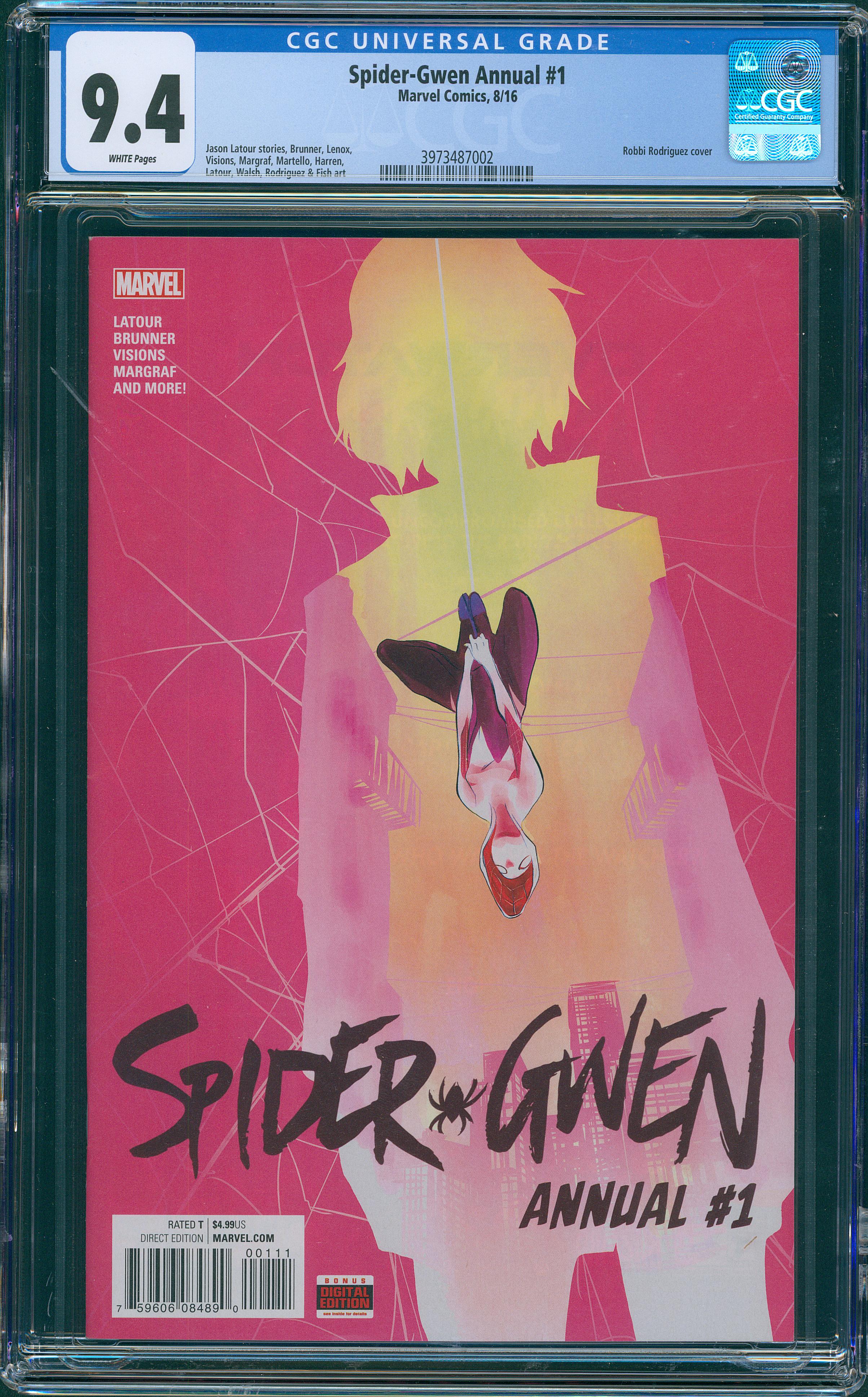Spider-Gwen Annual #1 CGC 9.4