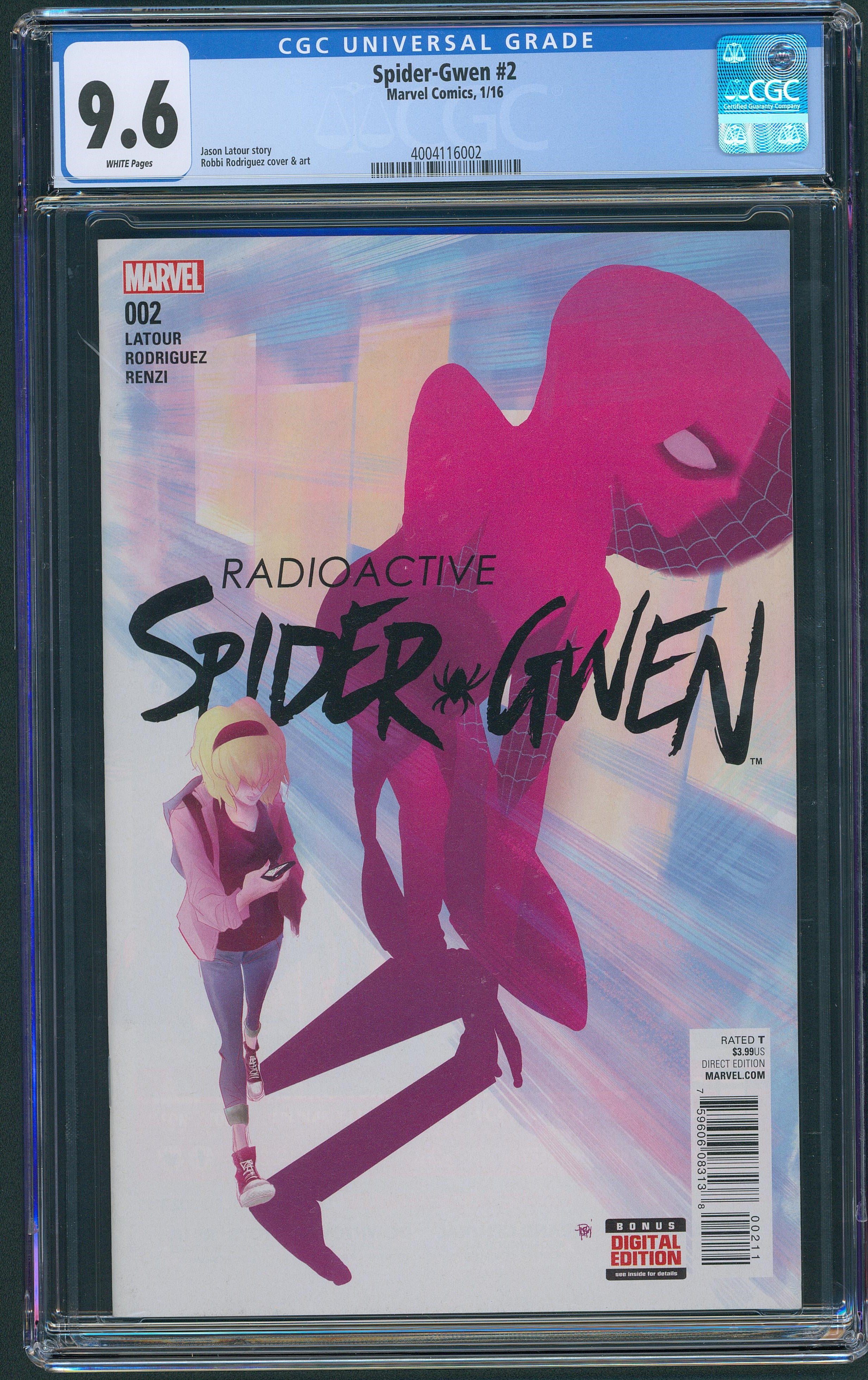 Spider-Gwen #2 CGC 9.6