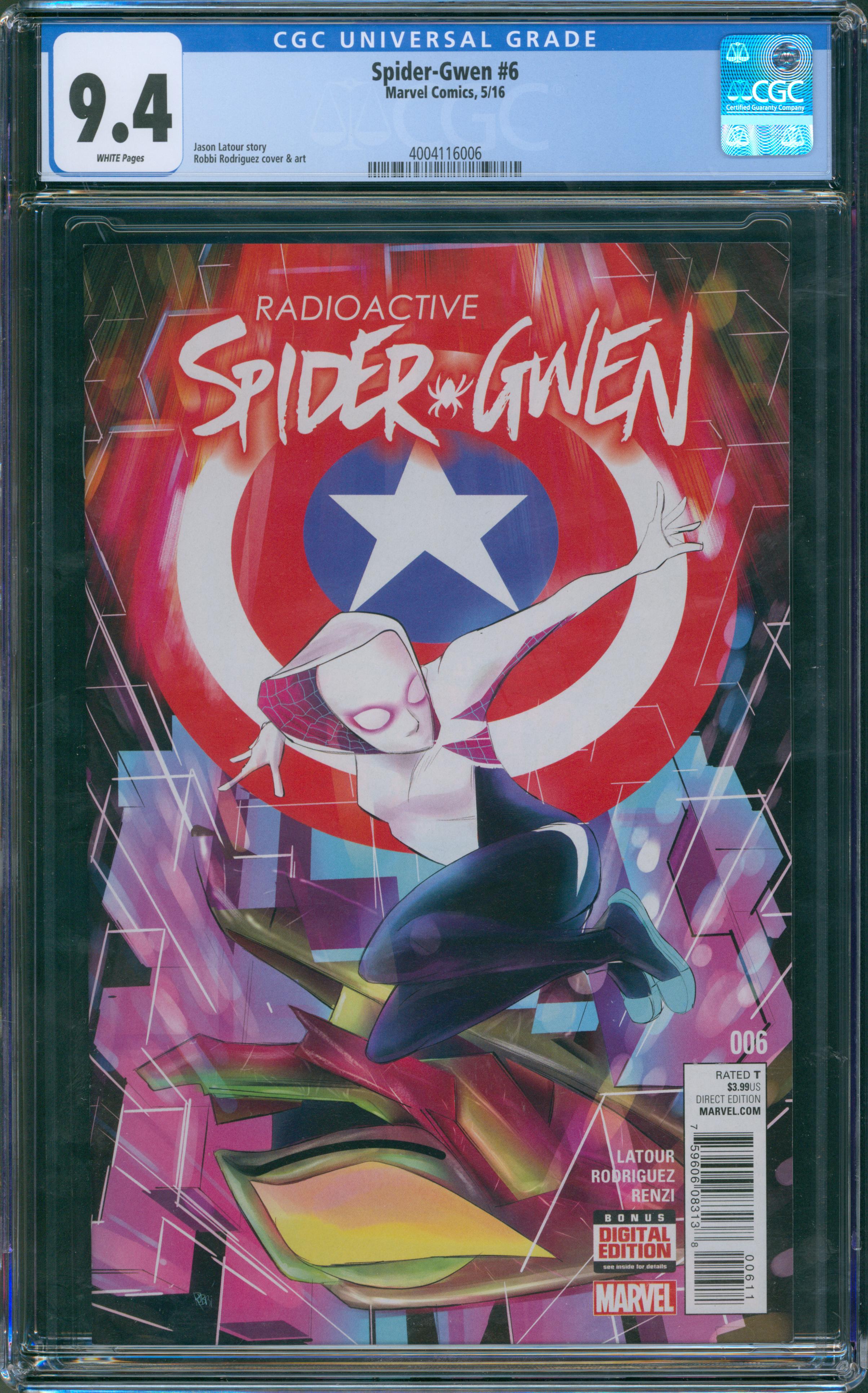 Spider-Gwen #6 CGC 9.4