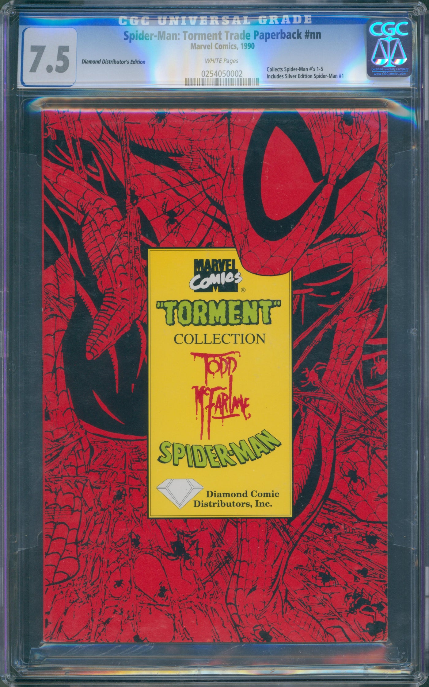 Spider-Man: Torment Trade Paperback #nn CGC 7.5