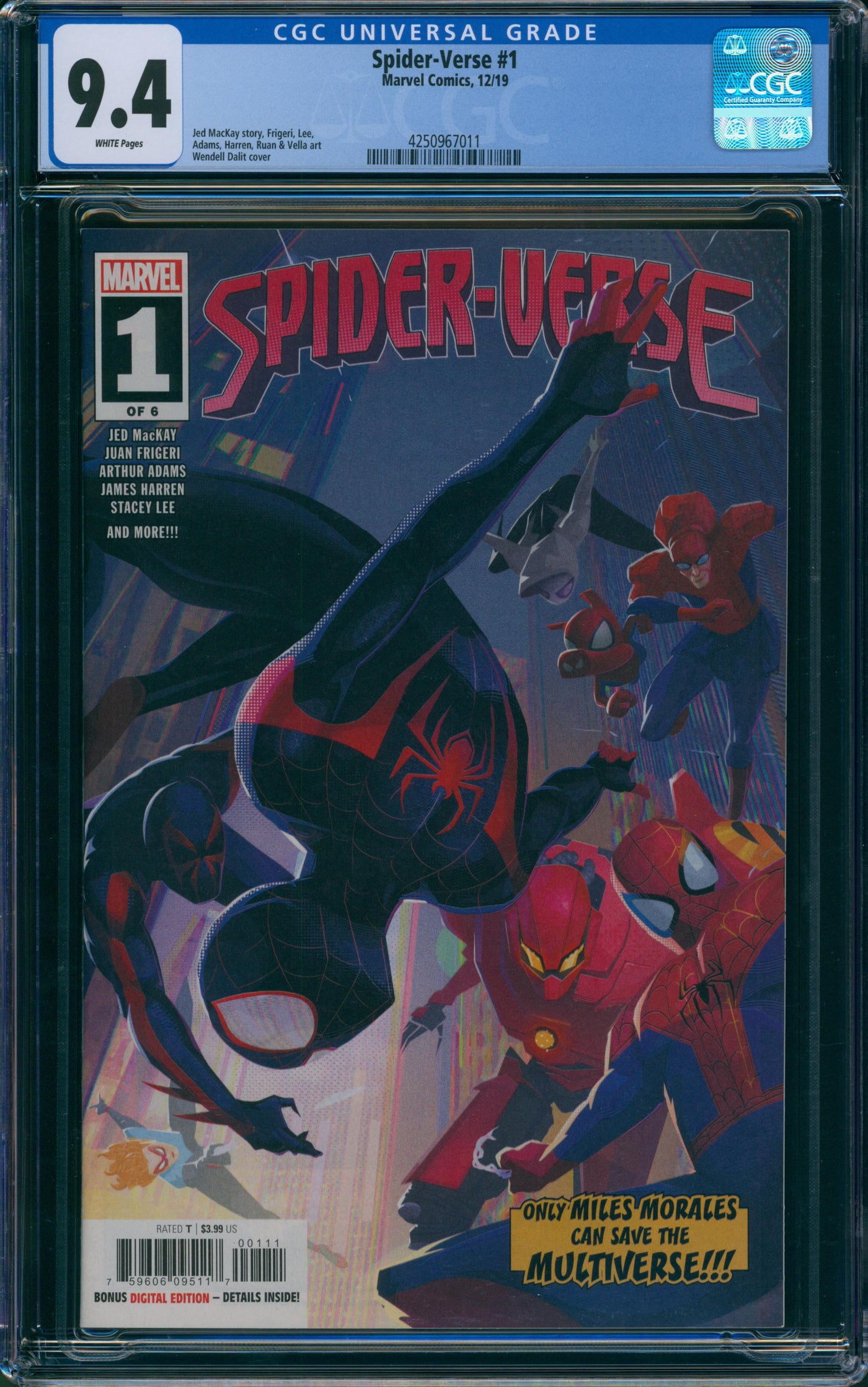 Spider Verse #1 CGC 9.4