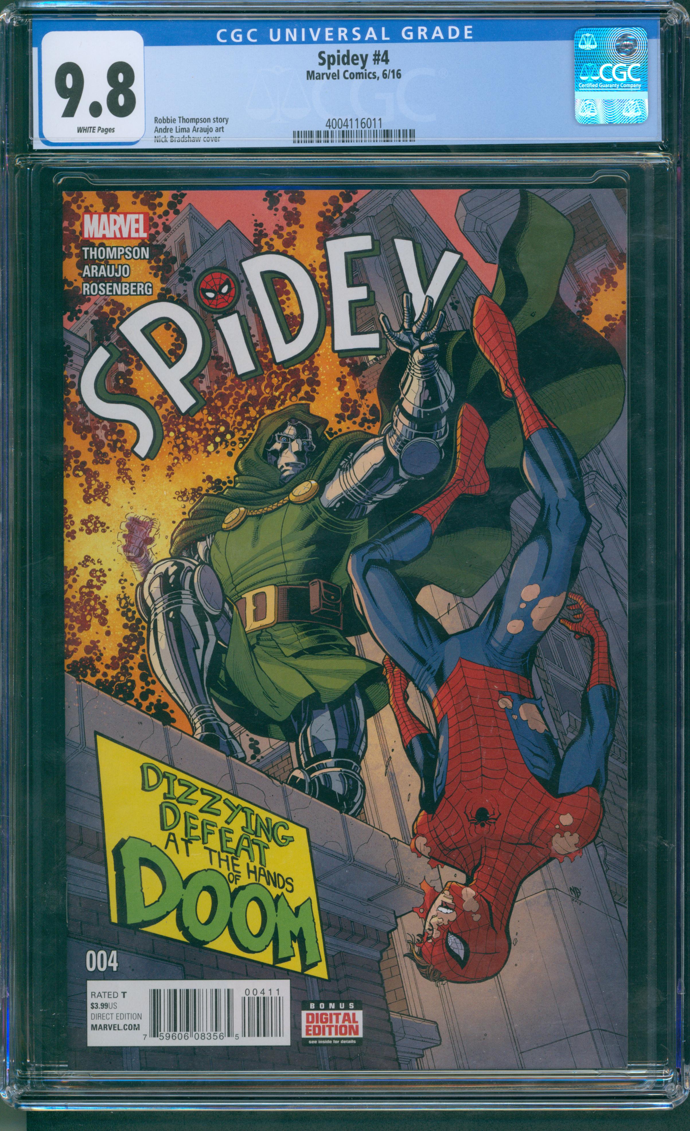 Spidey #4 CGC 9.8