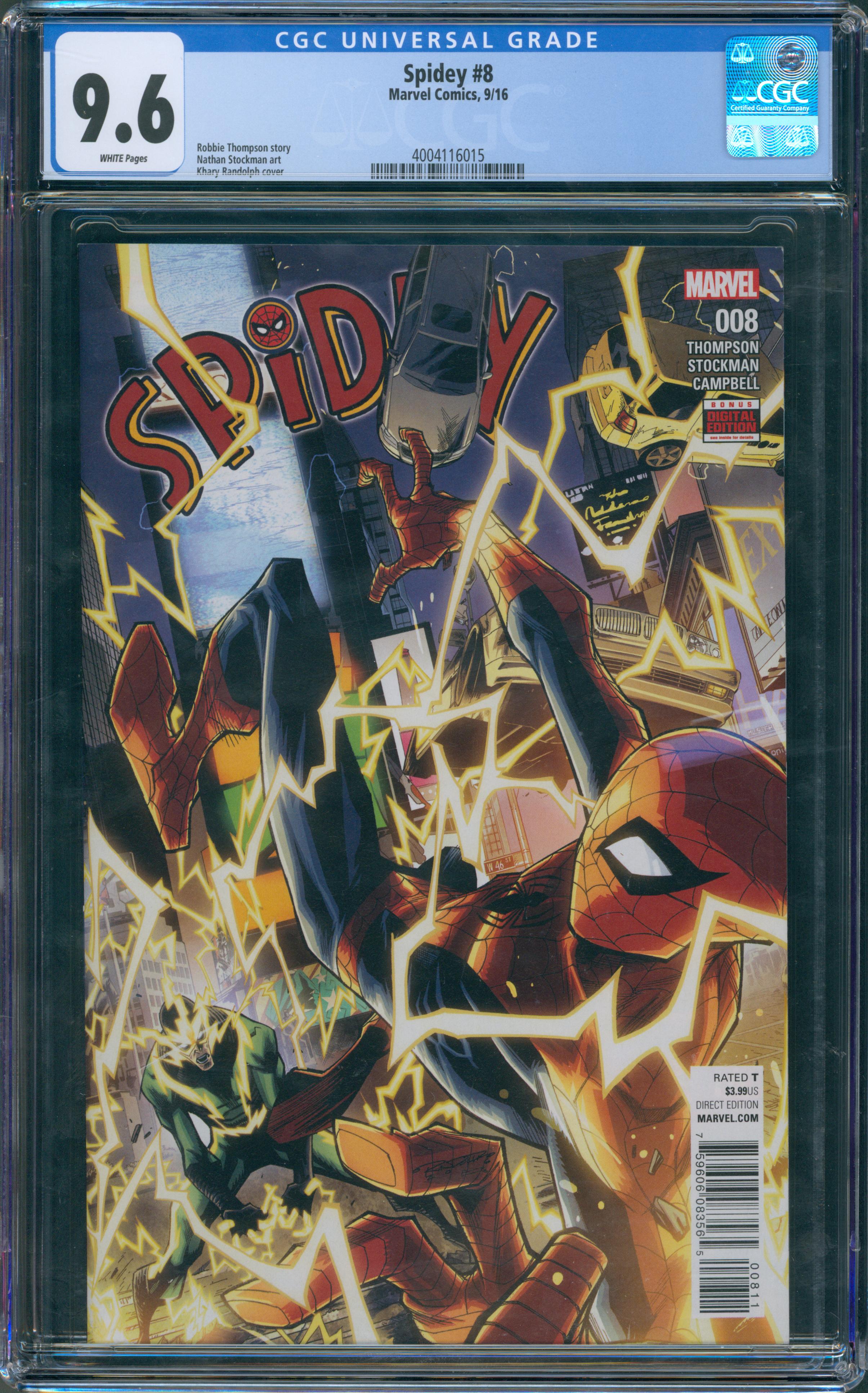 Spidey #8 CGC 9.6
