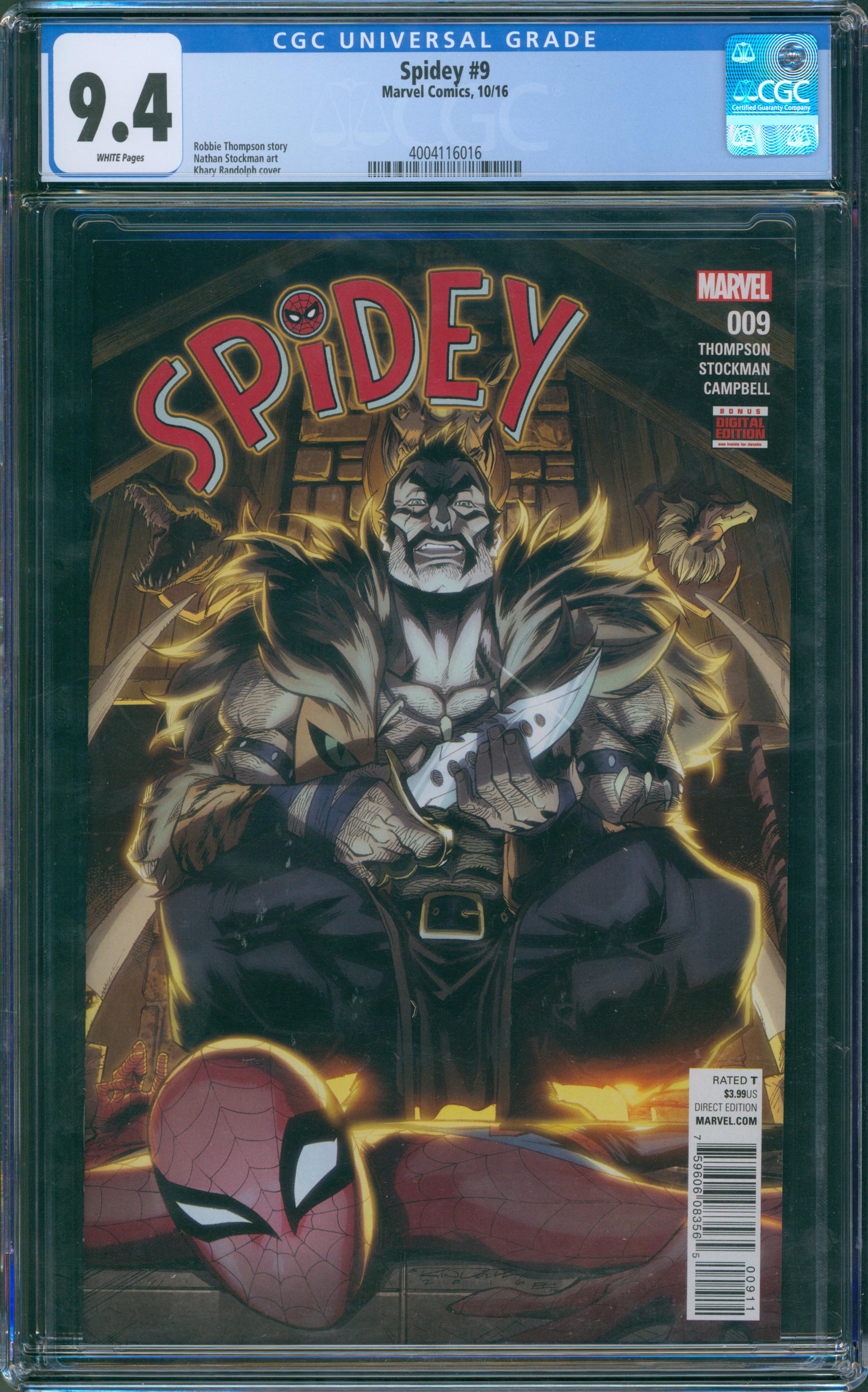 Spidey #9 CGC 9.4