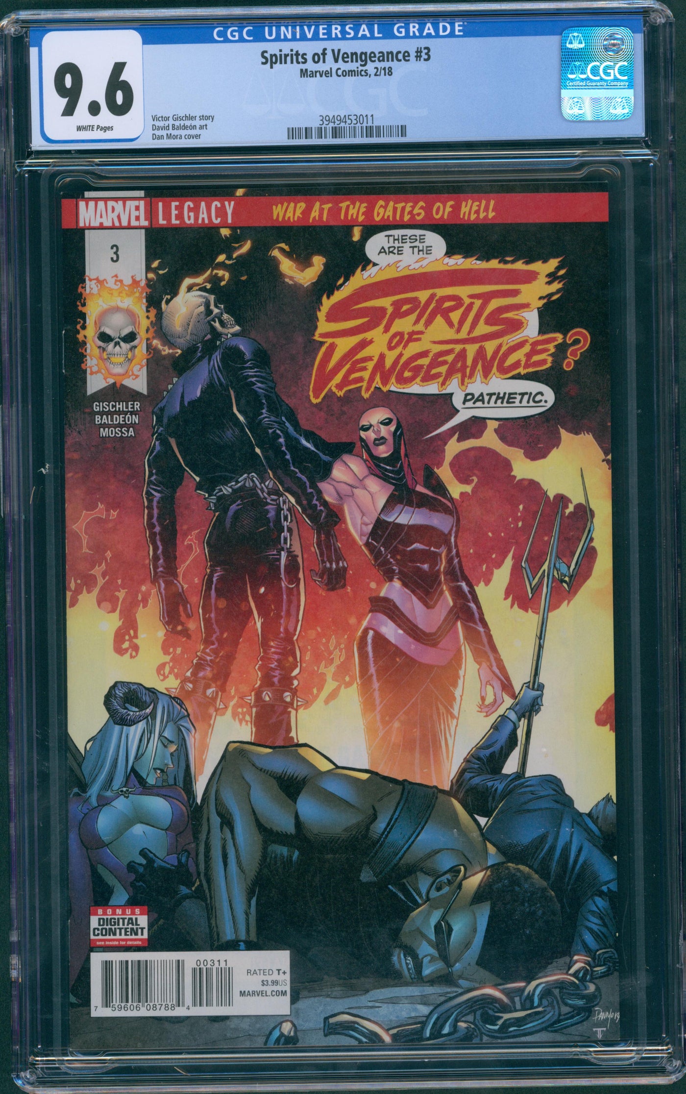 Spirit of Vengeance CGC 9.6