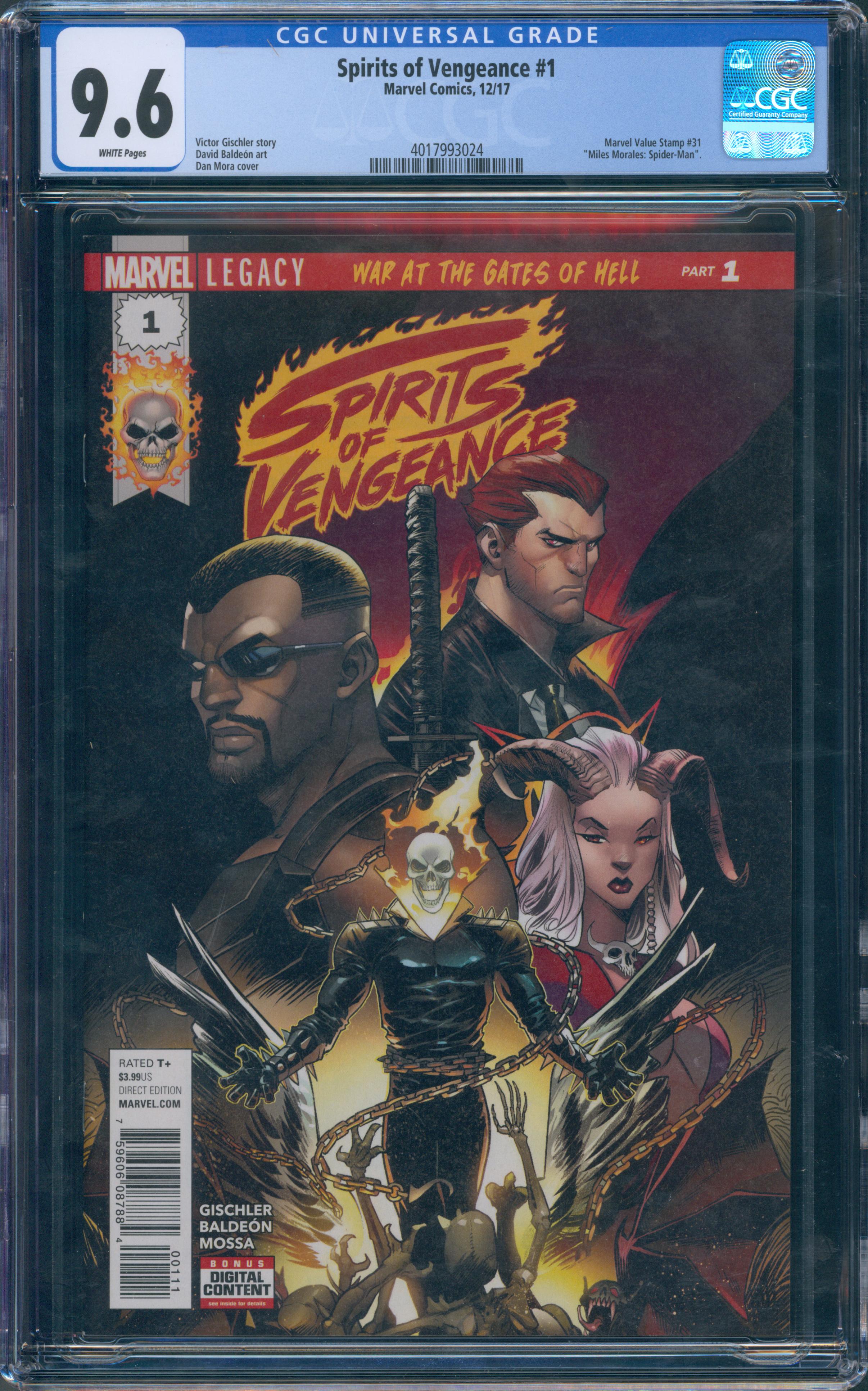 Spirits of Vengeance #1 CGC 9.6