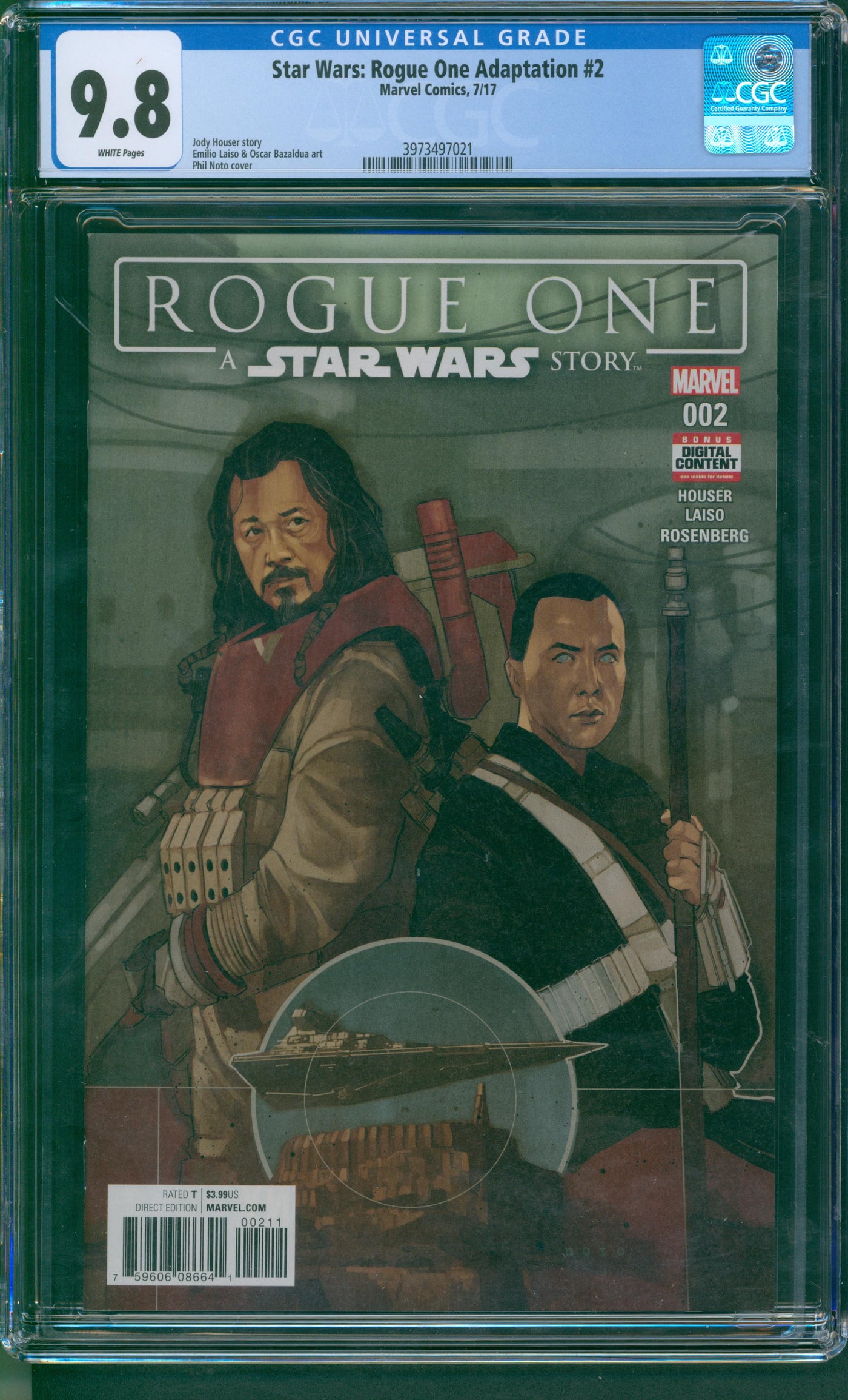 Star Wars Rogue One adaptation #2 CGC 9.8