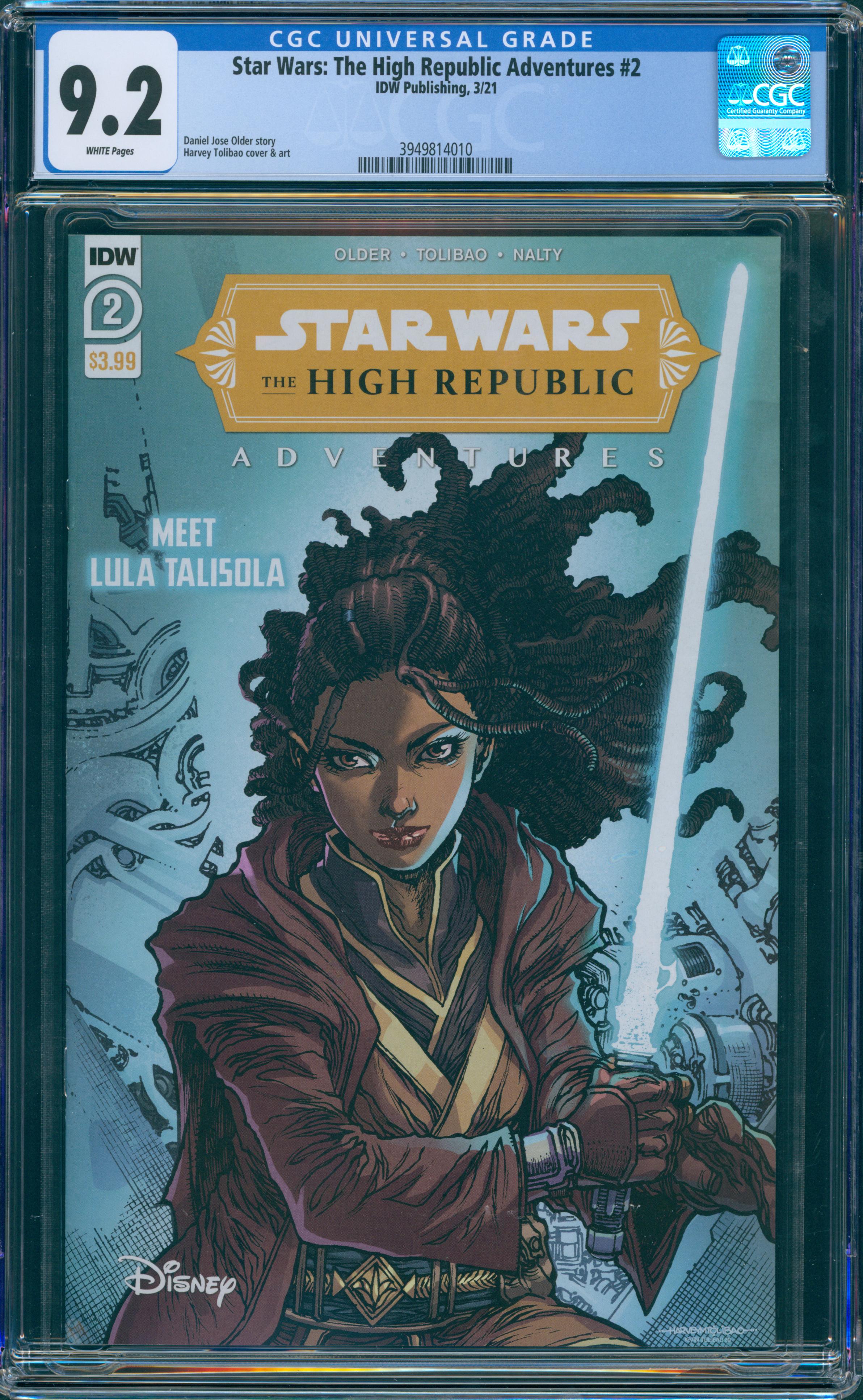 Star Wars: The High Republic Adventures #2 CGC 9.2