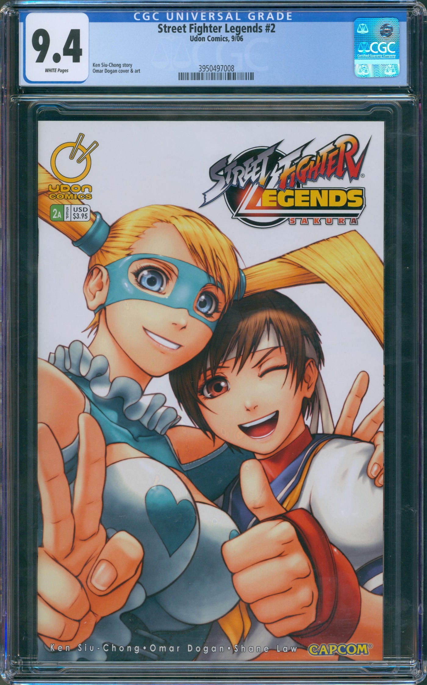 Street fighter legends #2 CGC 9.4