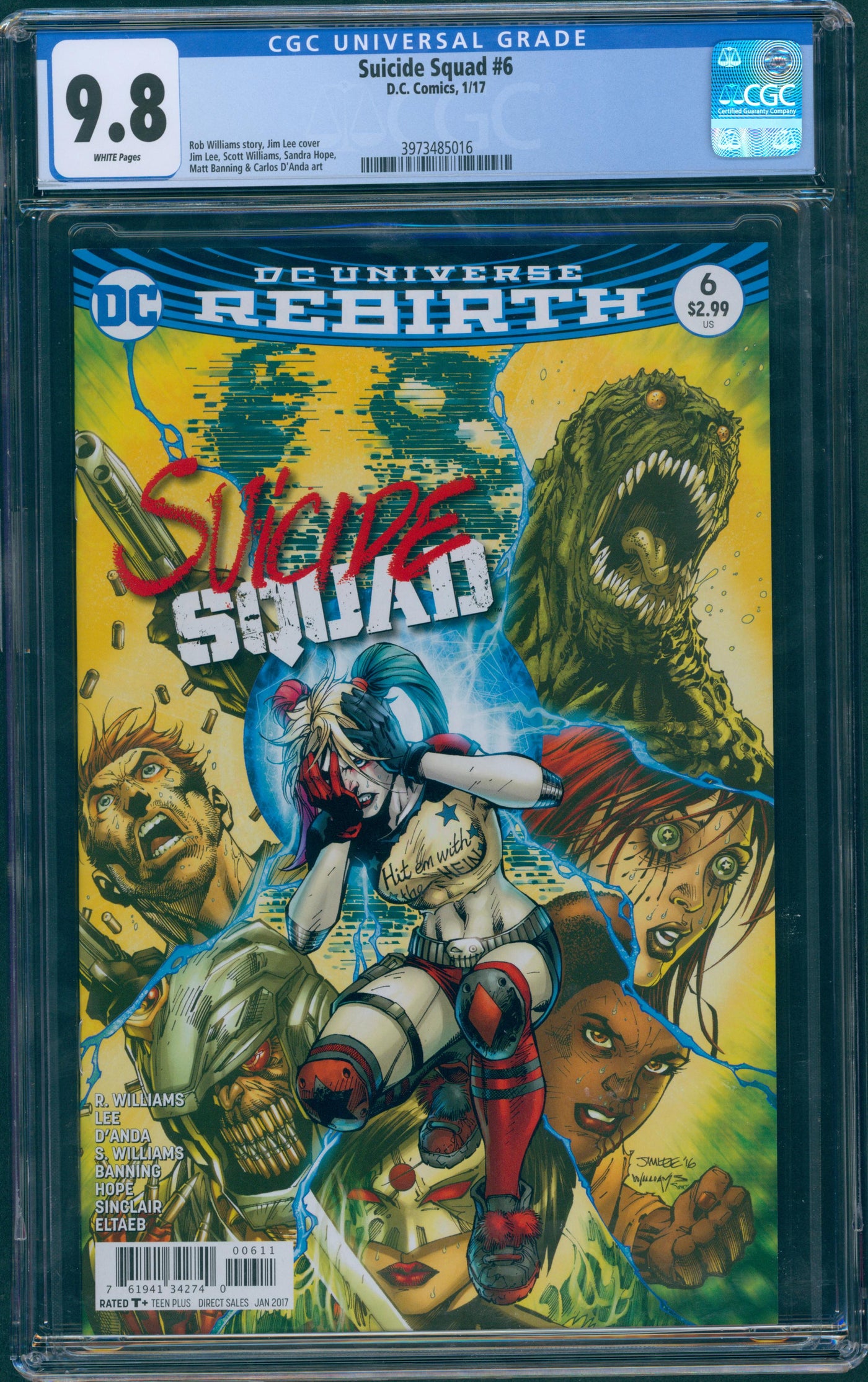 Suicide squad #6 CGC 9.8