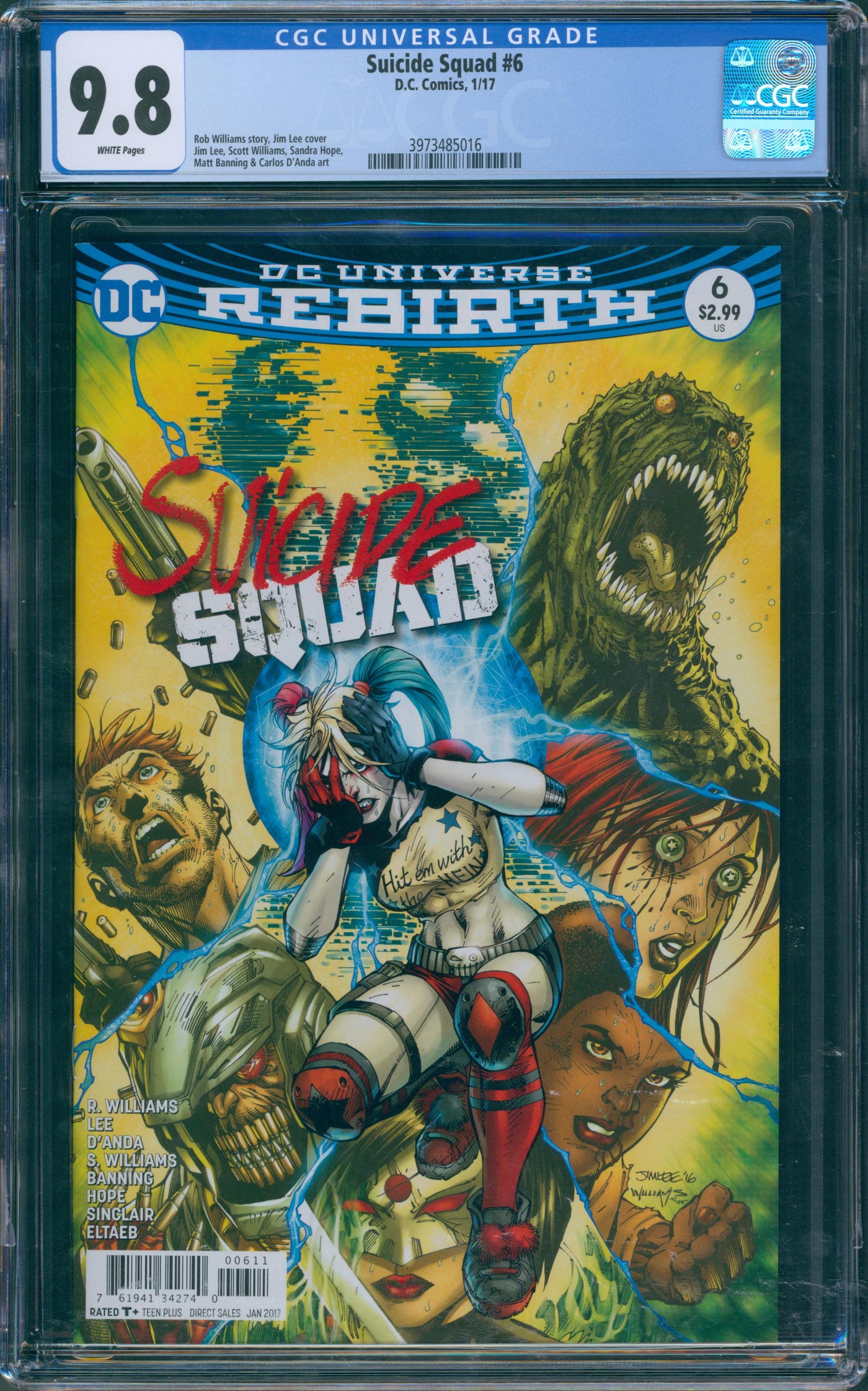 suicide squad #6 CGC 9.8