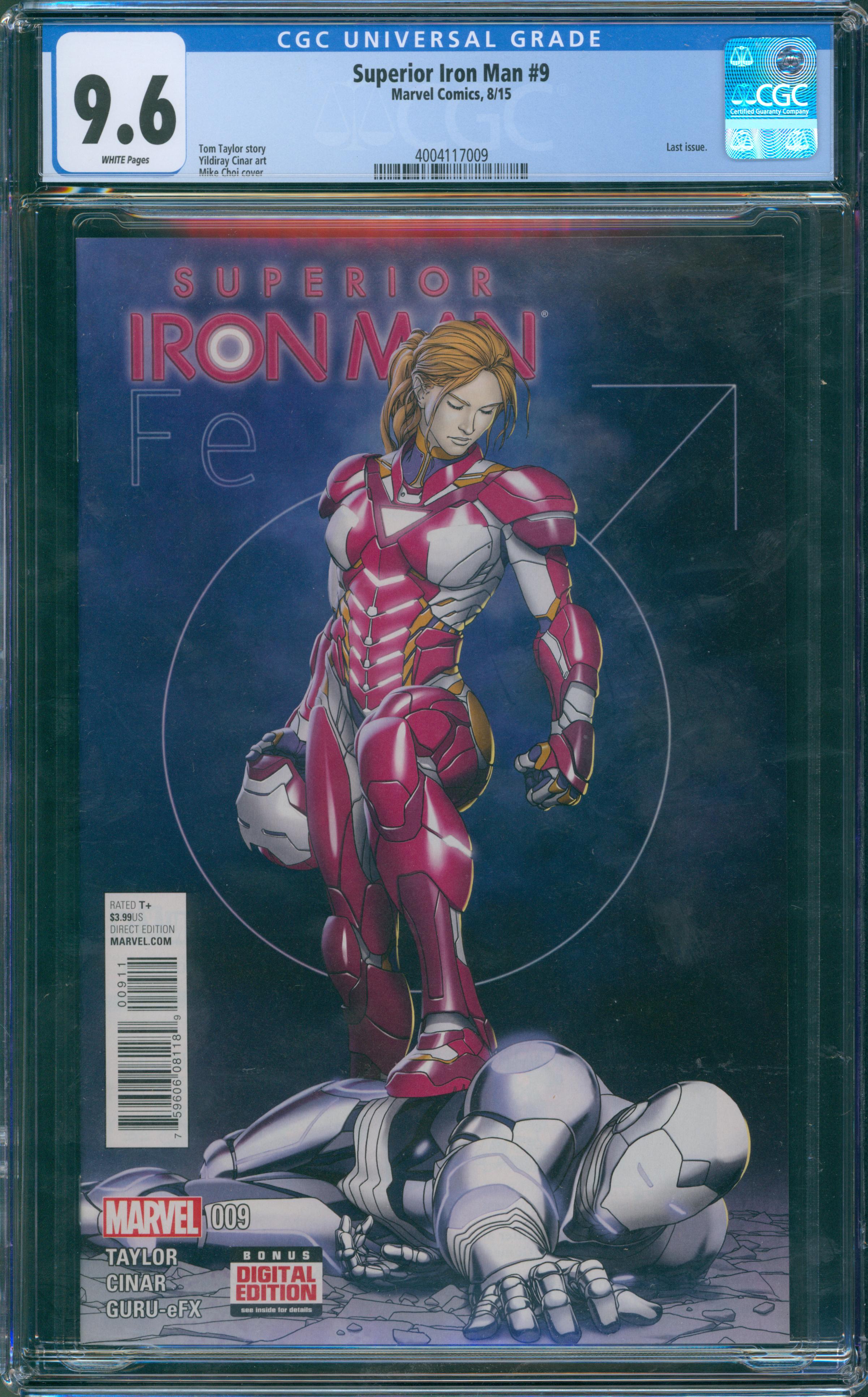 Superior Iron Man #9 CGC 9.6