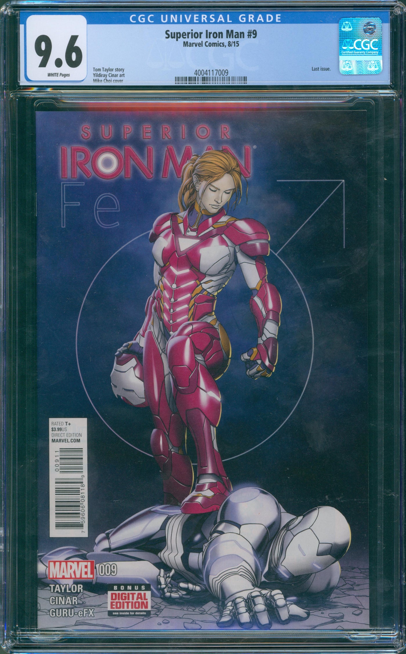 Superior iron man #9 CGC 9.6