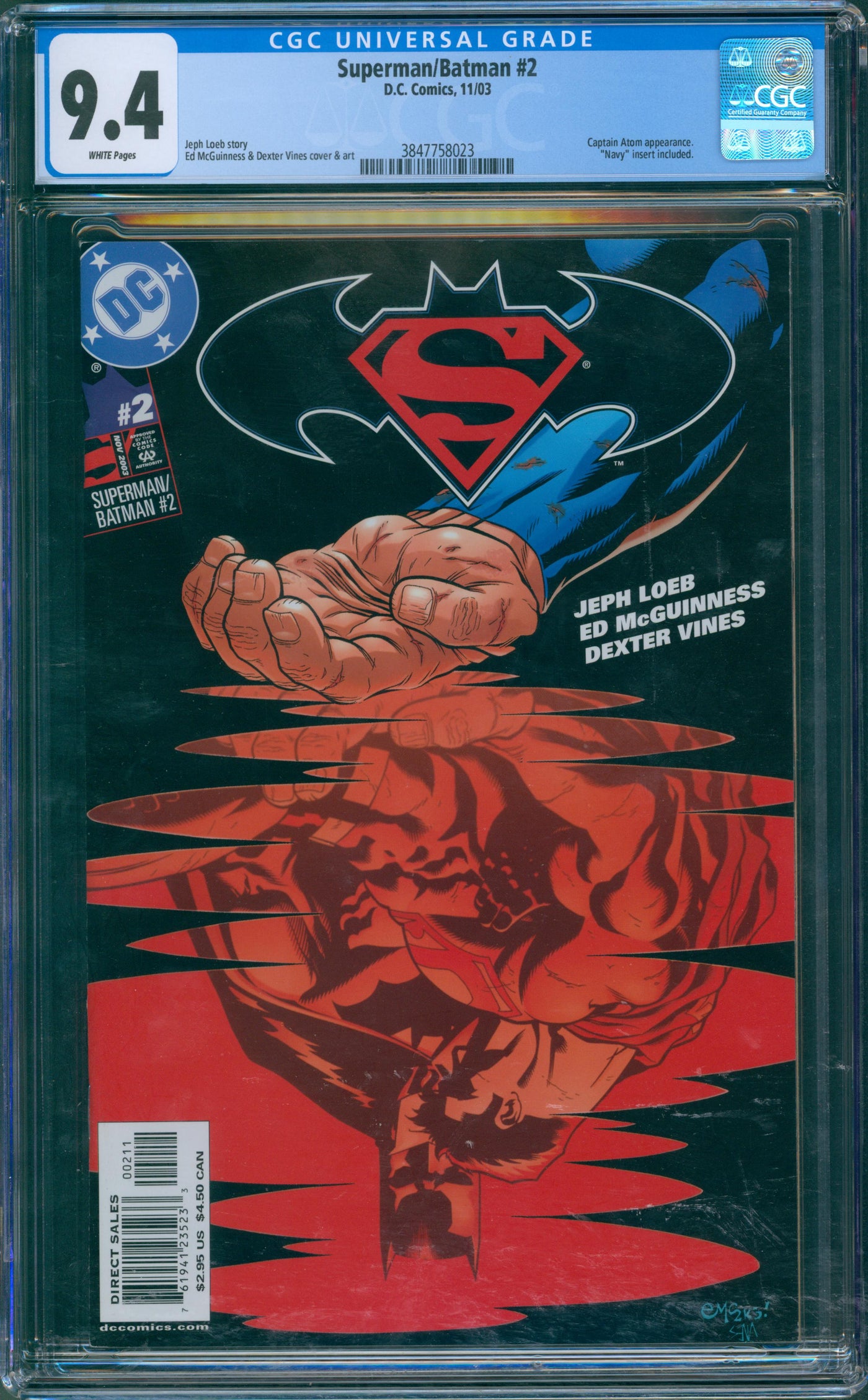 Superman/Batman #2 CGC 9.4