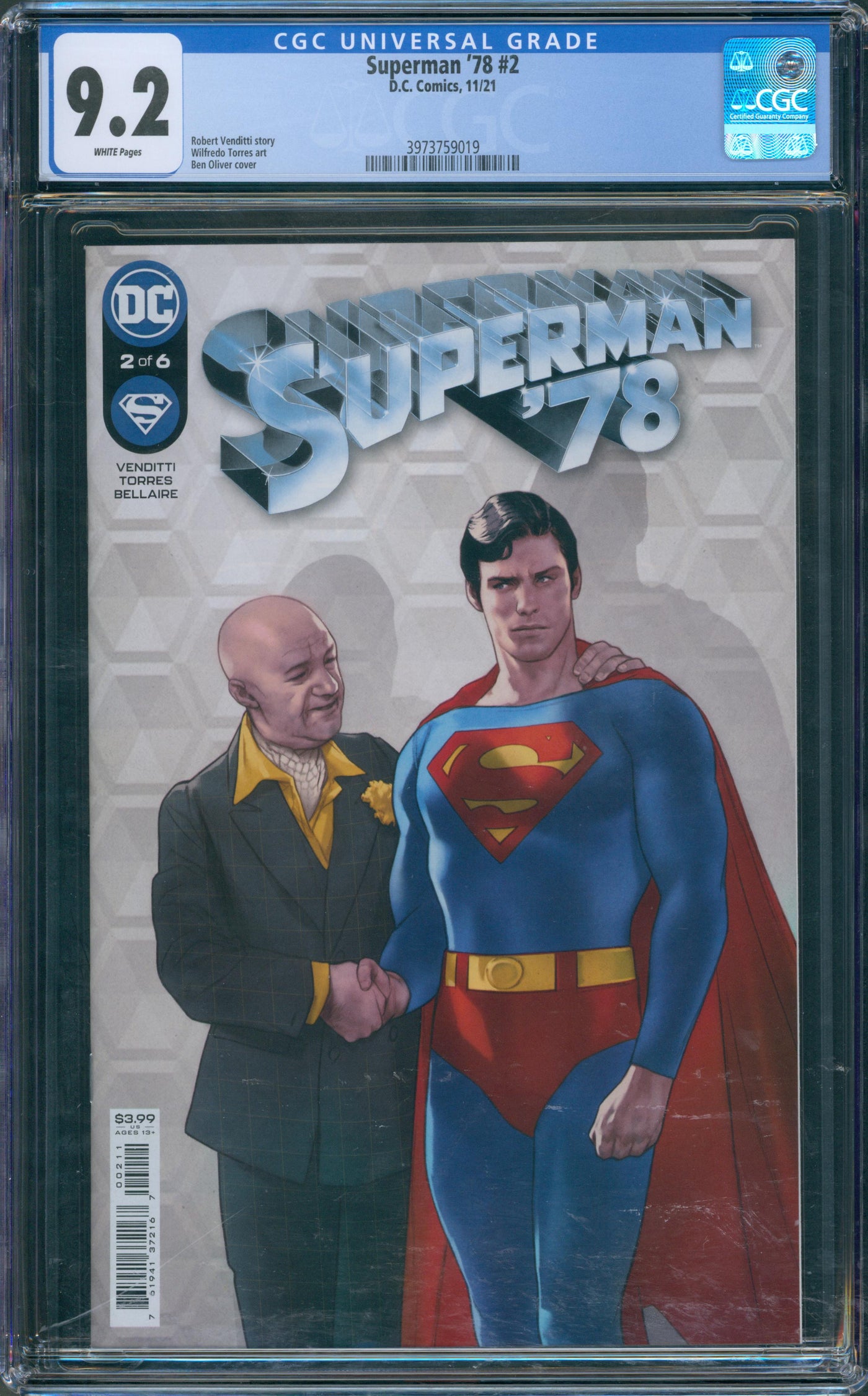 Superman '78 #2 CGC 9.2