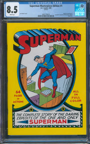 Superman Masterpiece Edition #1 CGC 8.5