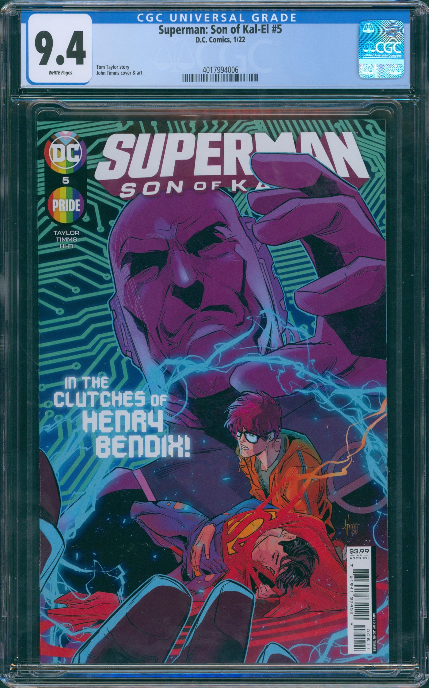 Superman Son of Ka-El #5 CGC 9.4