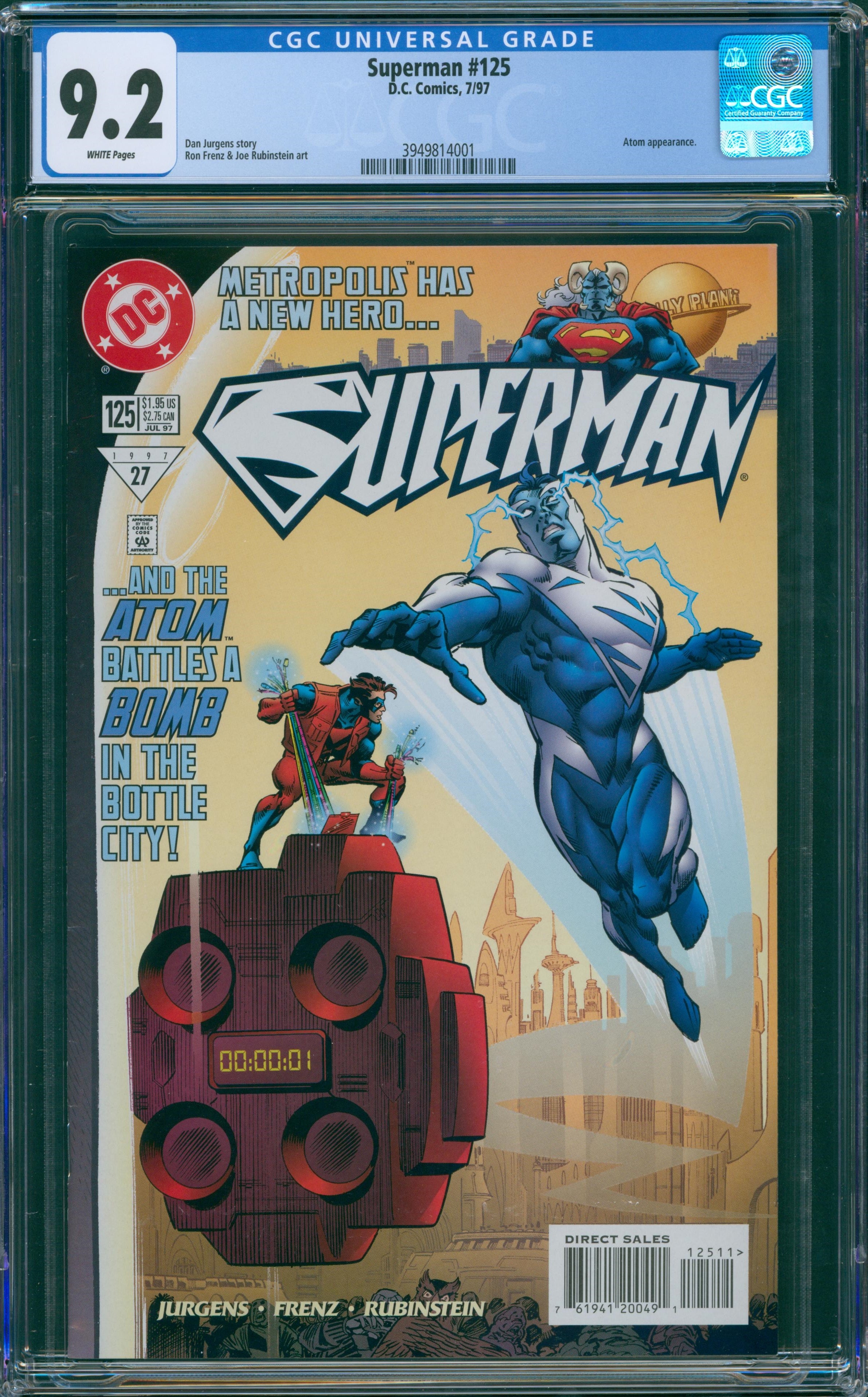 Superman #125 CGC 9.2