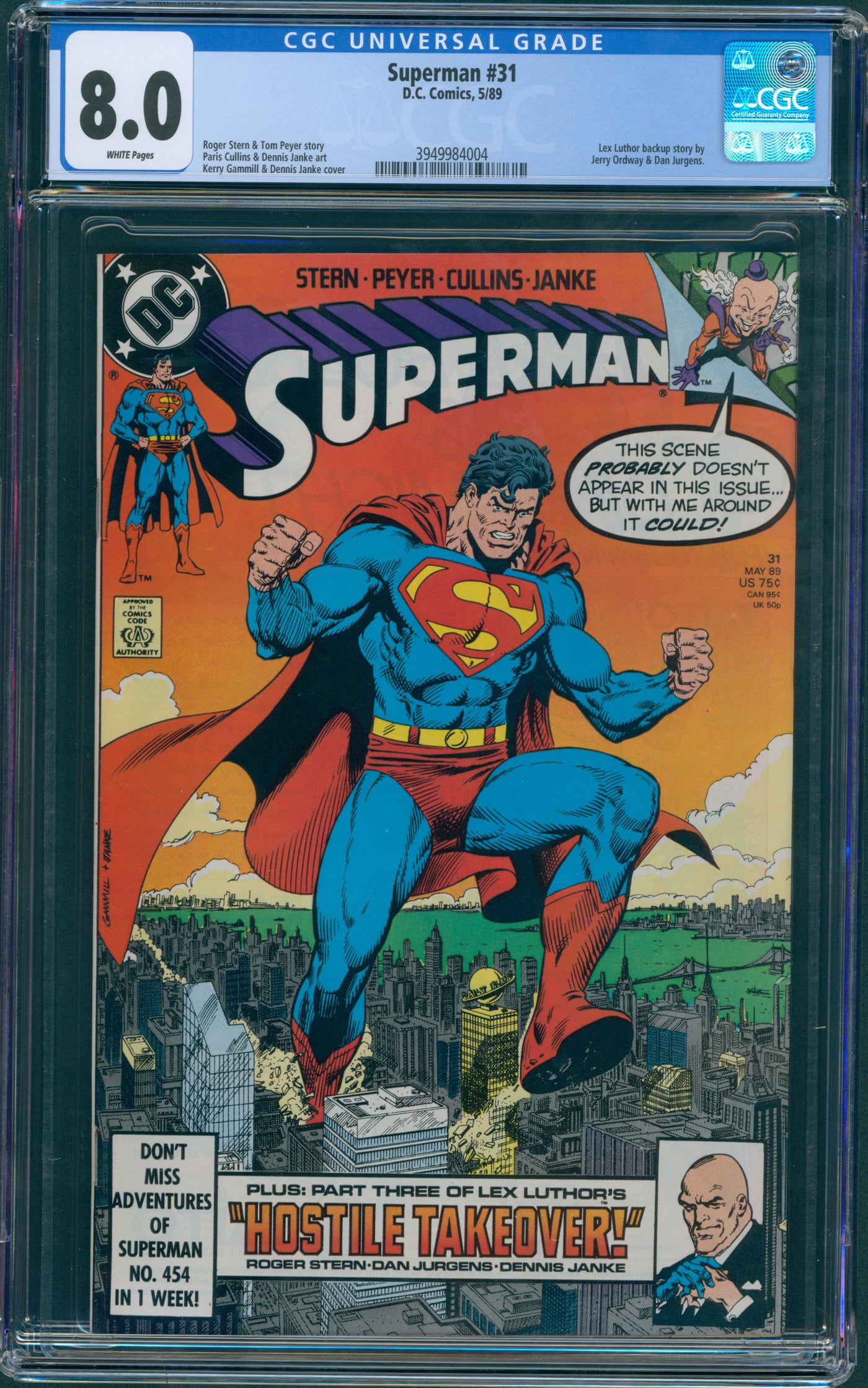 Superman #31 CGC 8.0