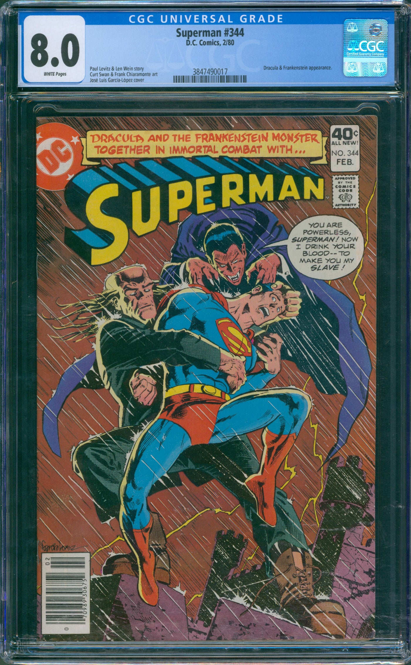 Superman #344 CGC 8.0