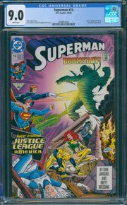 Superman #74 CGC 9.0