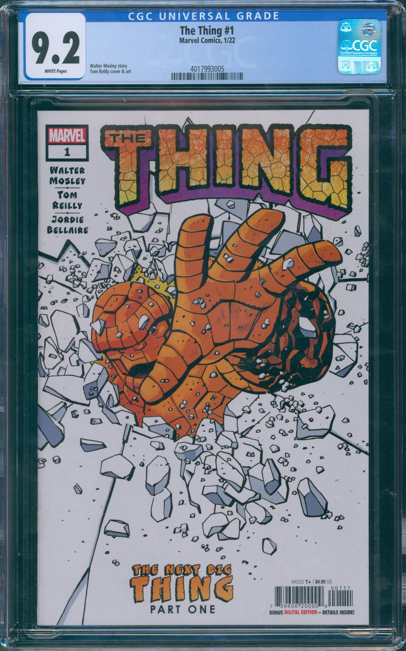 The thing #1 CGC 9.2