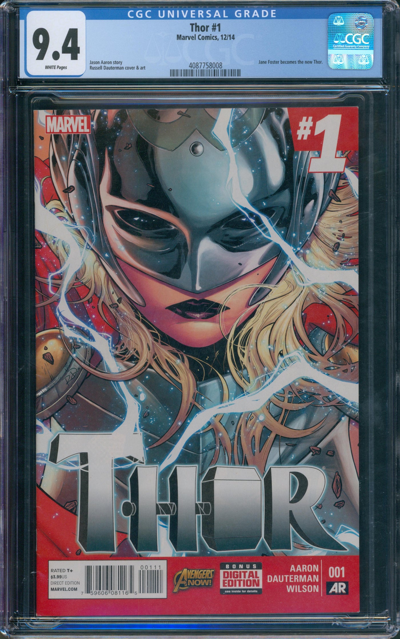 Thor #1 CGC 9.4