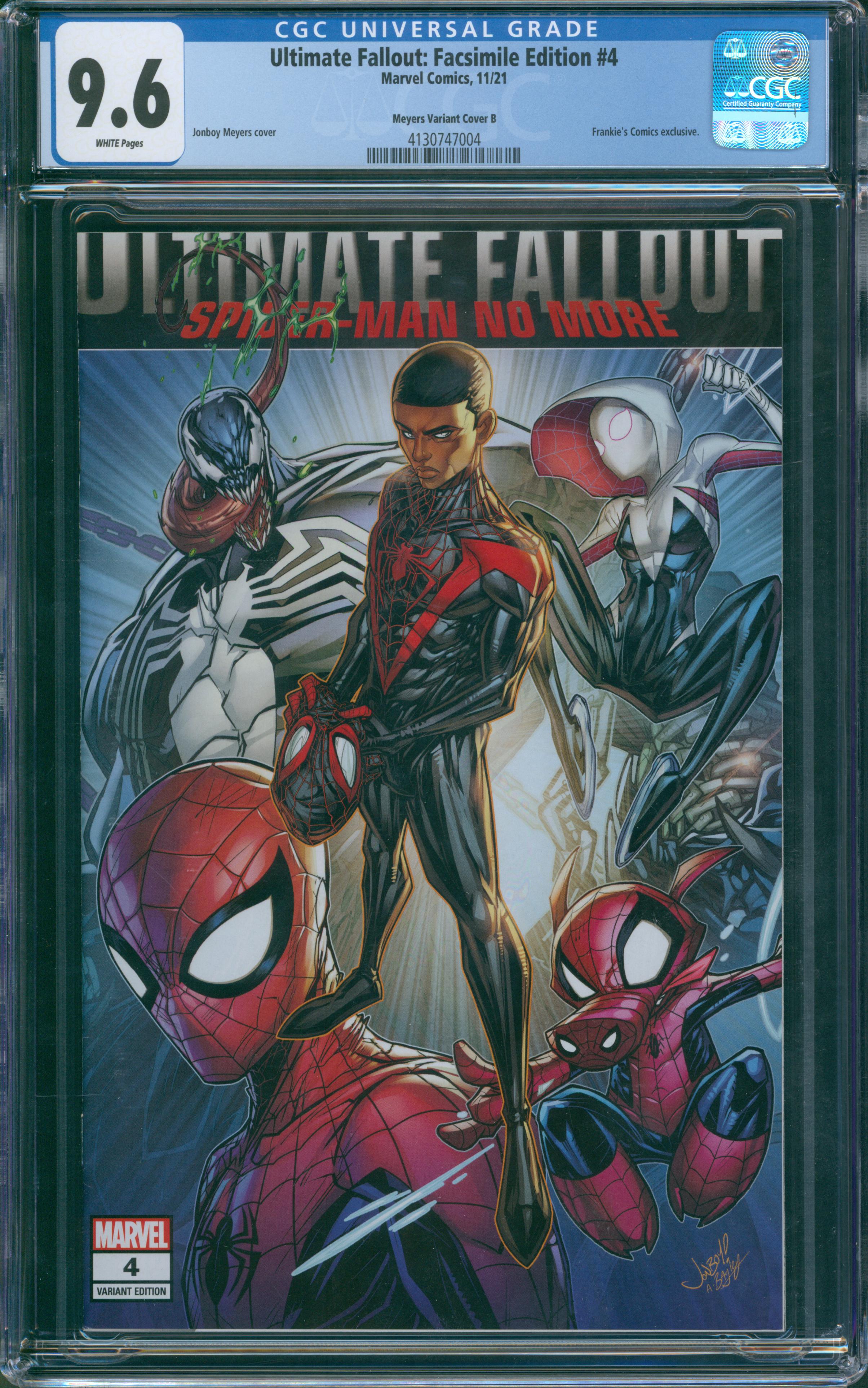 Ultimate Fallout: Facsimile Edition #4 CGC 9.6