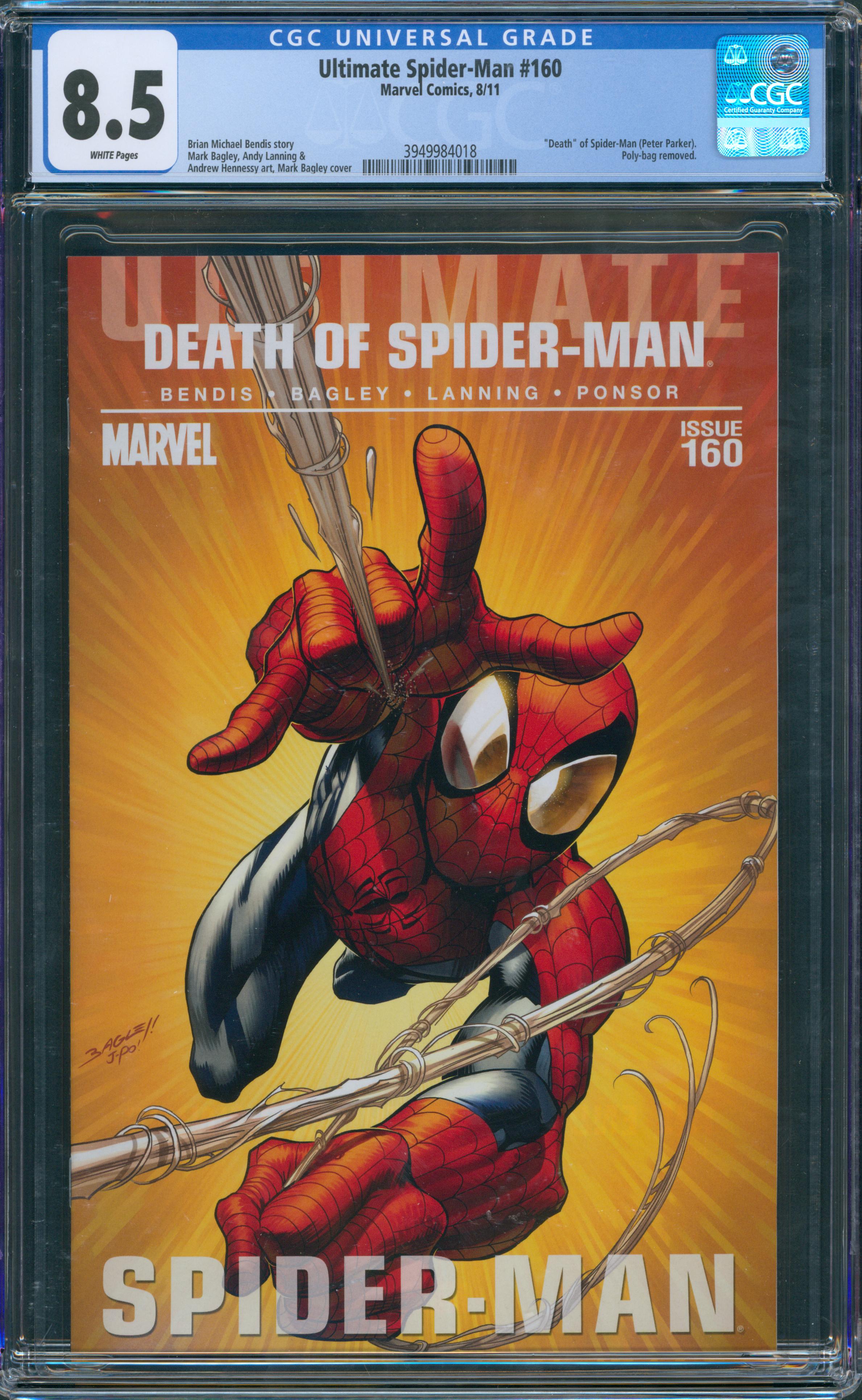Ultimate Spider-Man #160 CGC 8.5