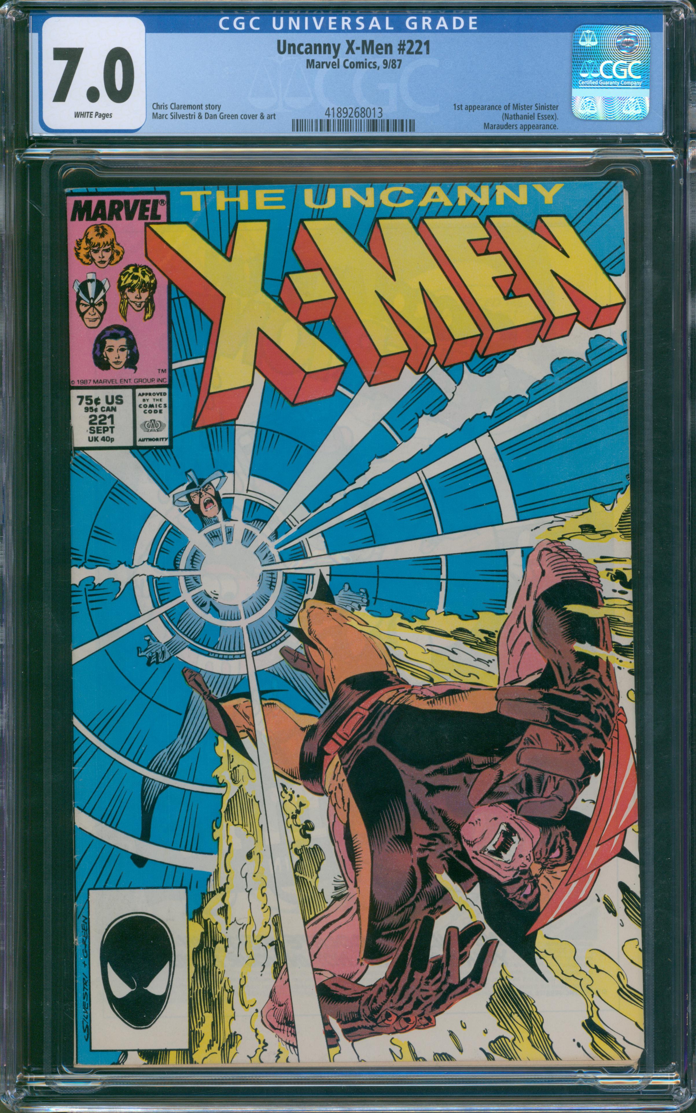 Uncanny X-Men #221 CGC 7.0