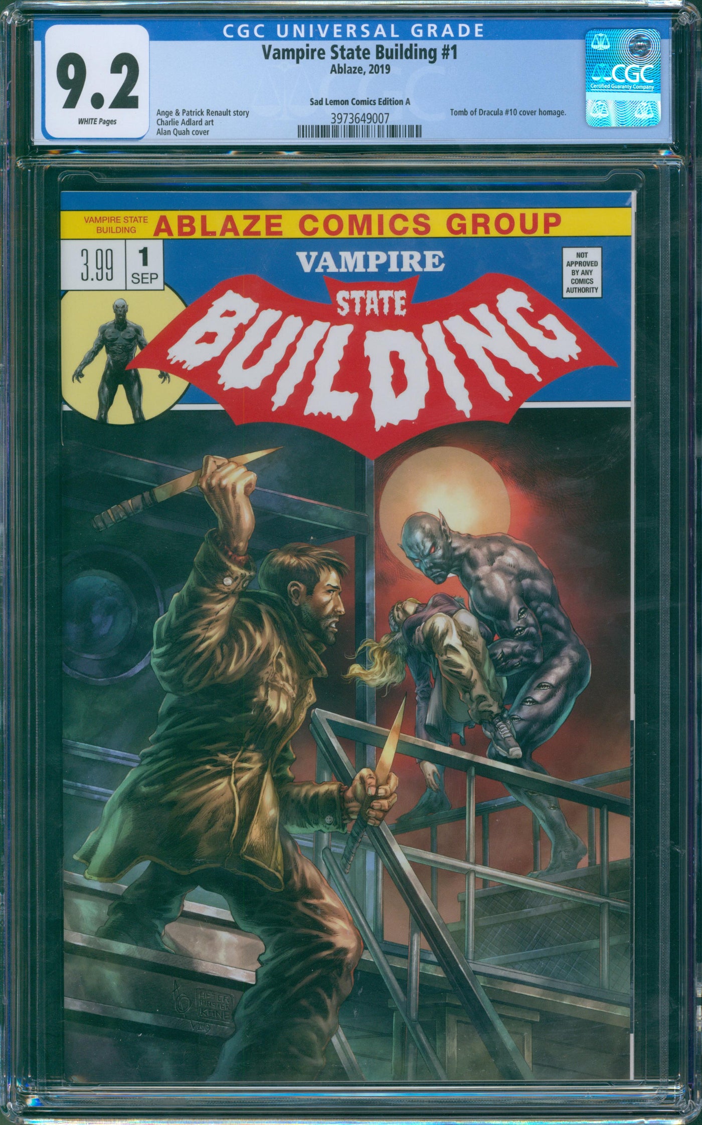 Vampire state building #1 CGC 8.5