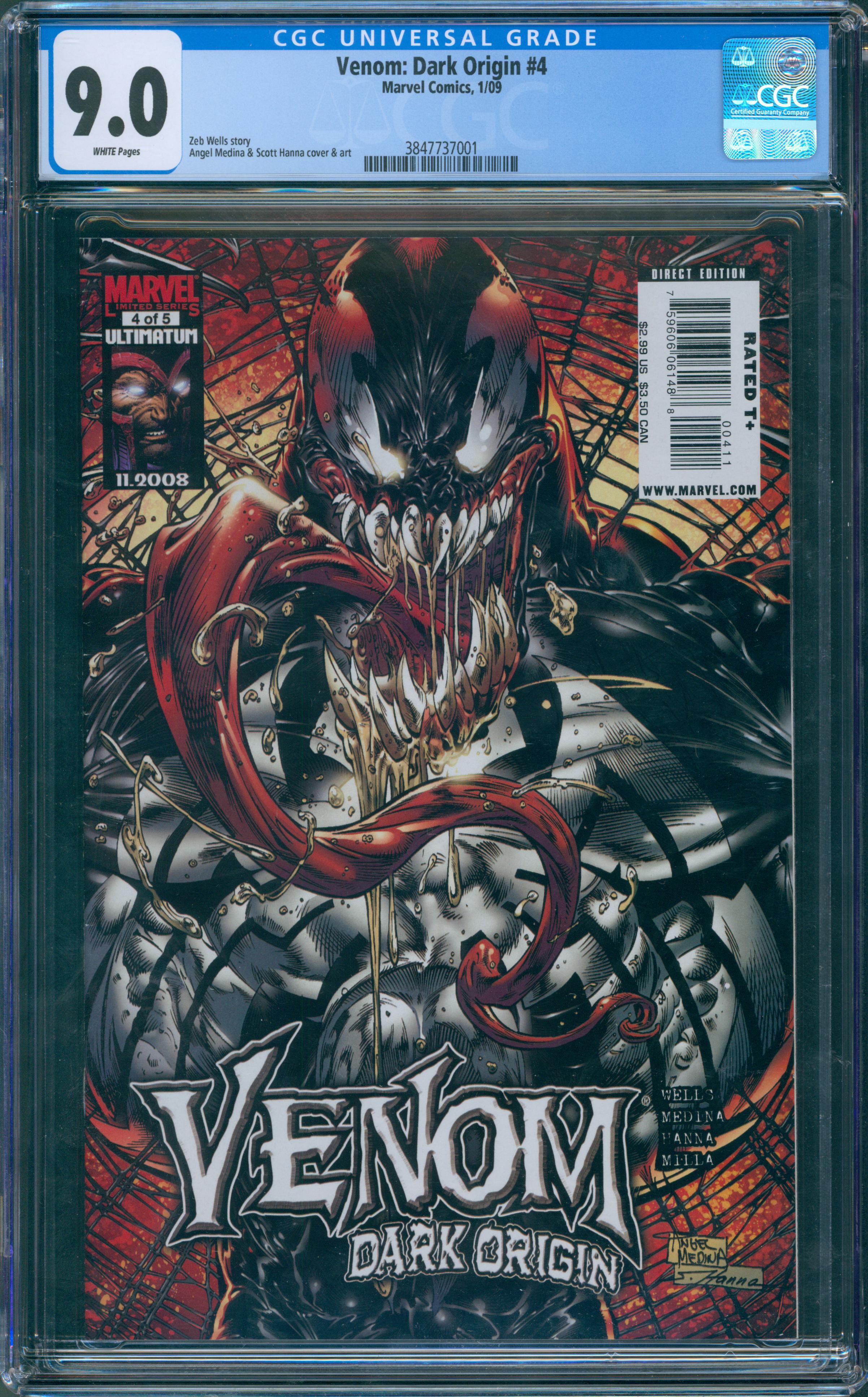 Venom: Dark Origin #4 CGC 9.0