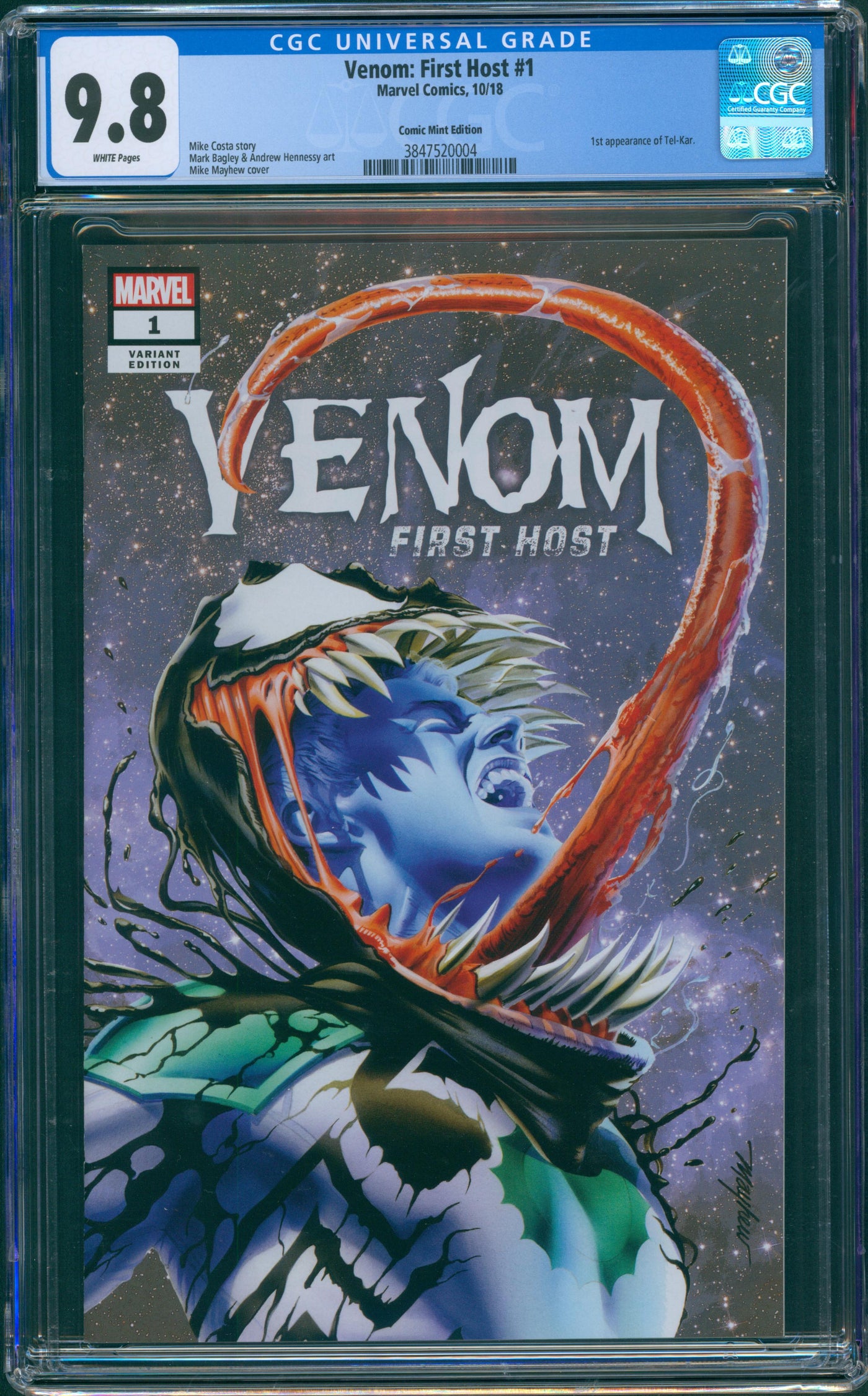 Venom First Host #1 CGC 9.8