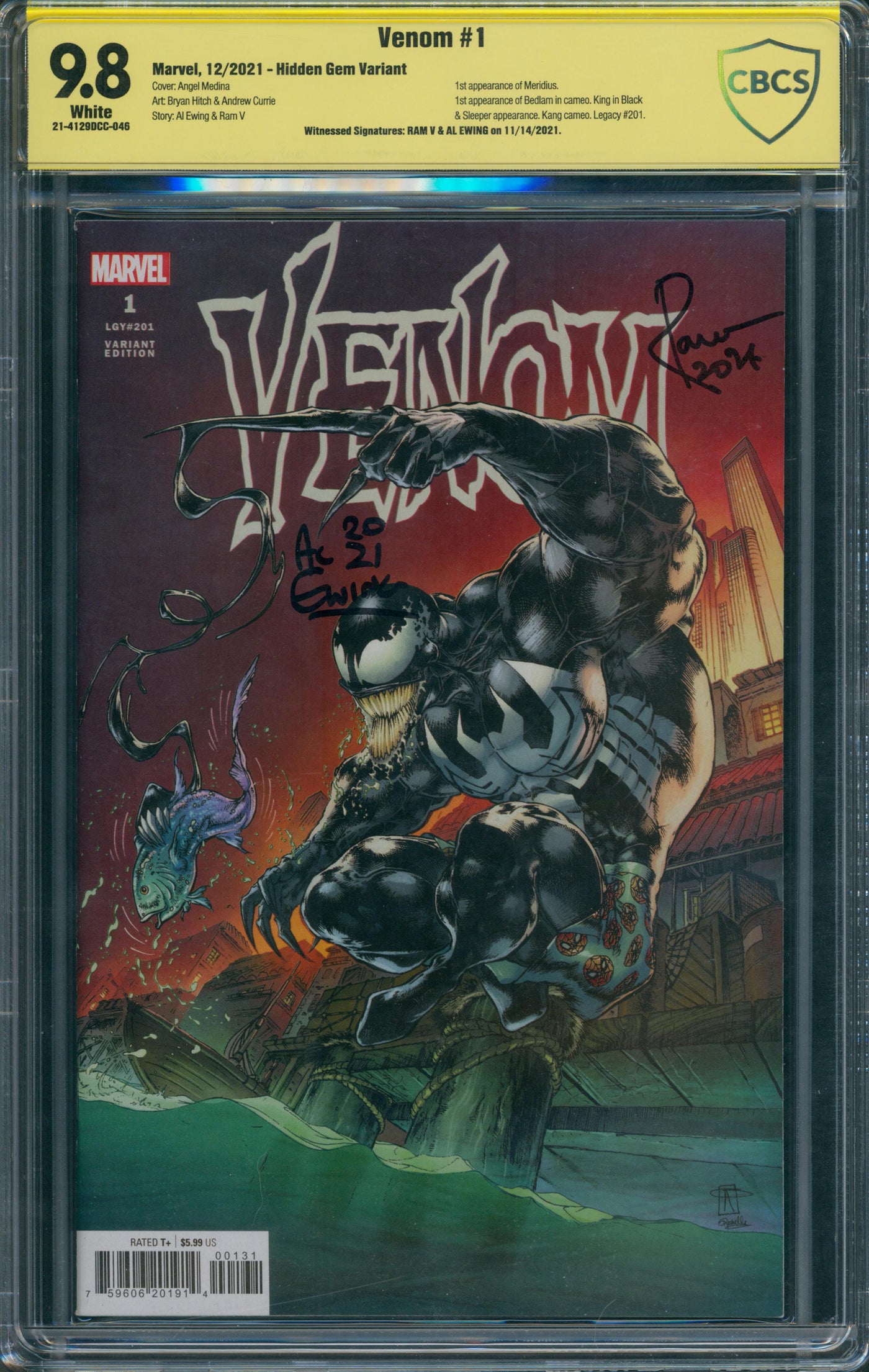 Venom #1 CBCS 9.8