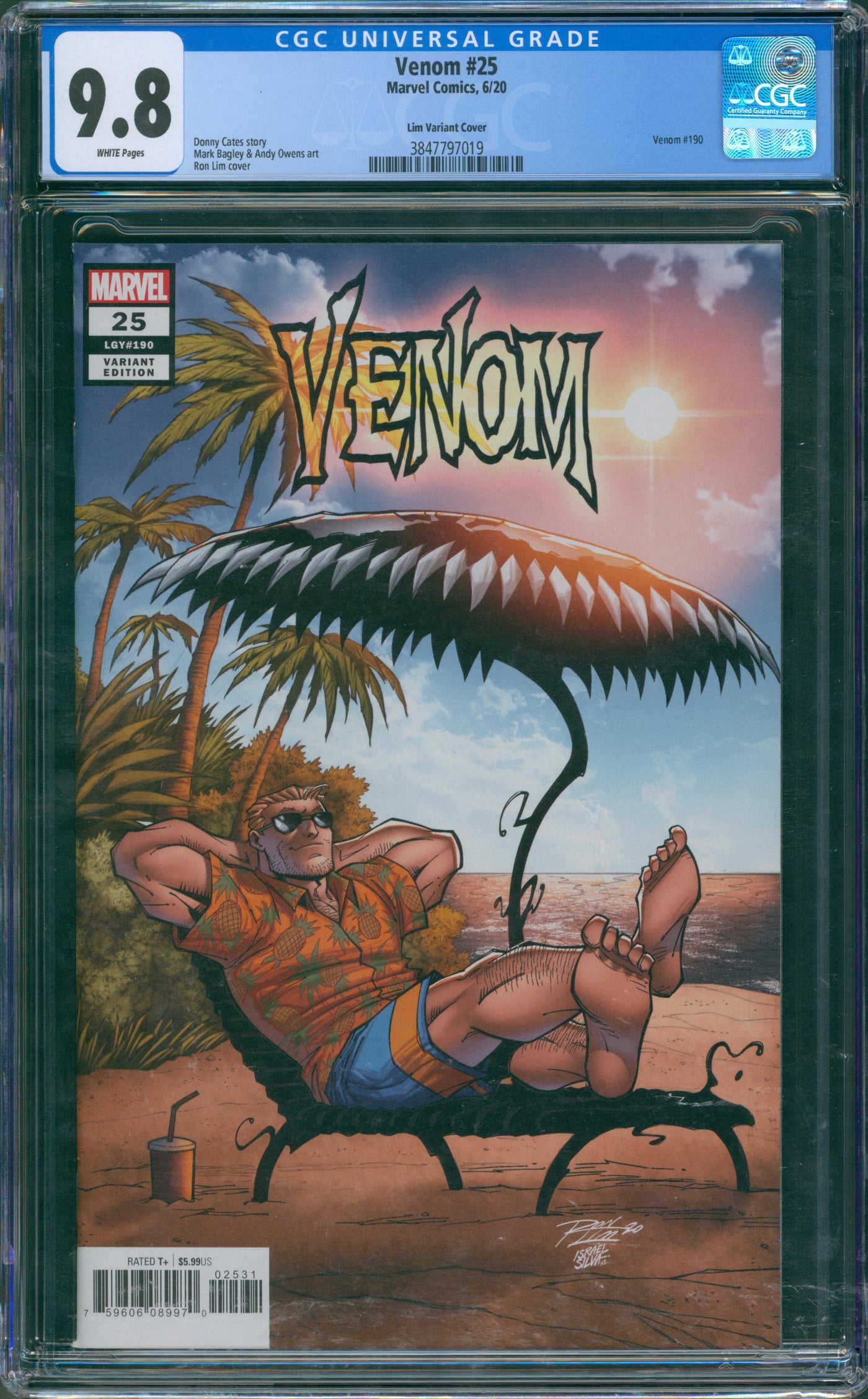 venom #25 CGC 9.8