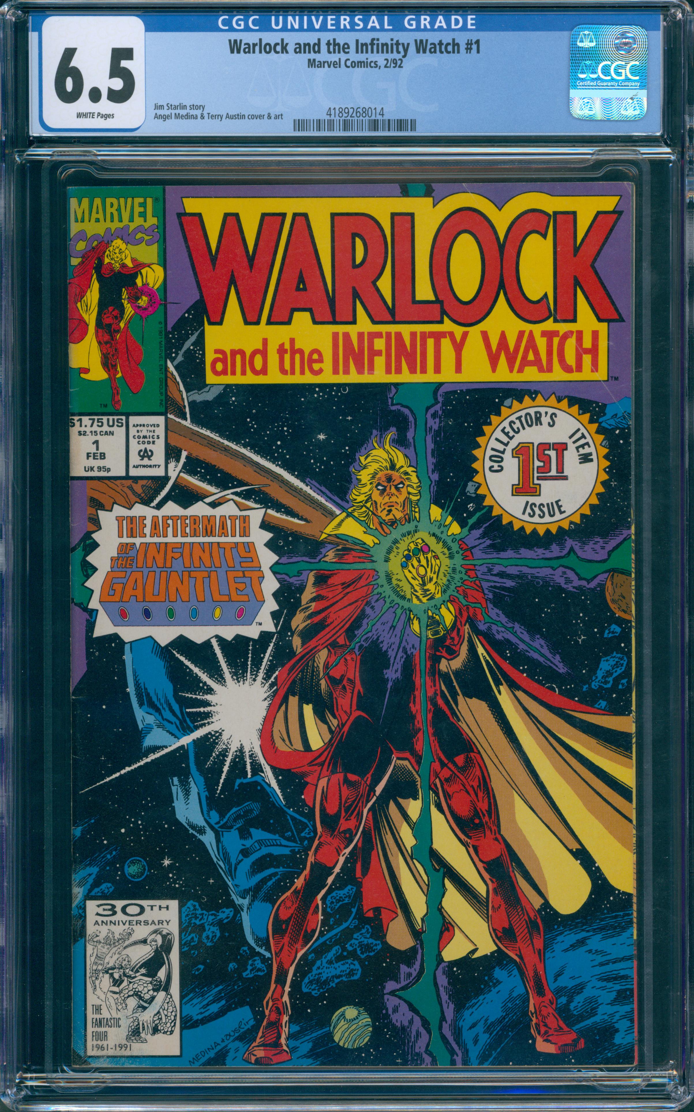 Warlock and the Infinity Watch #1 CGC 6.5