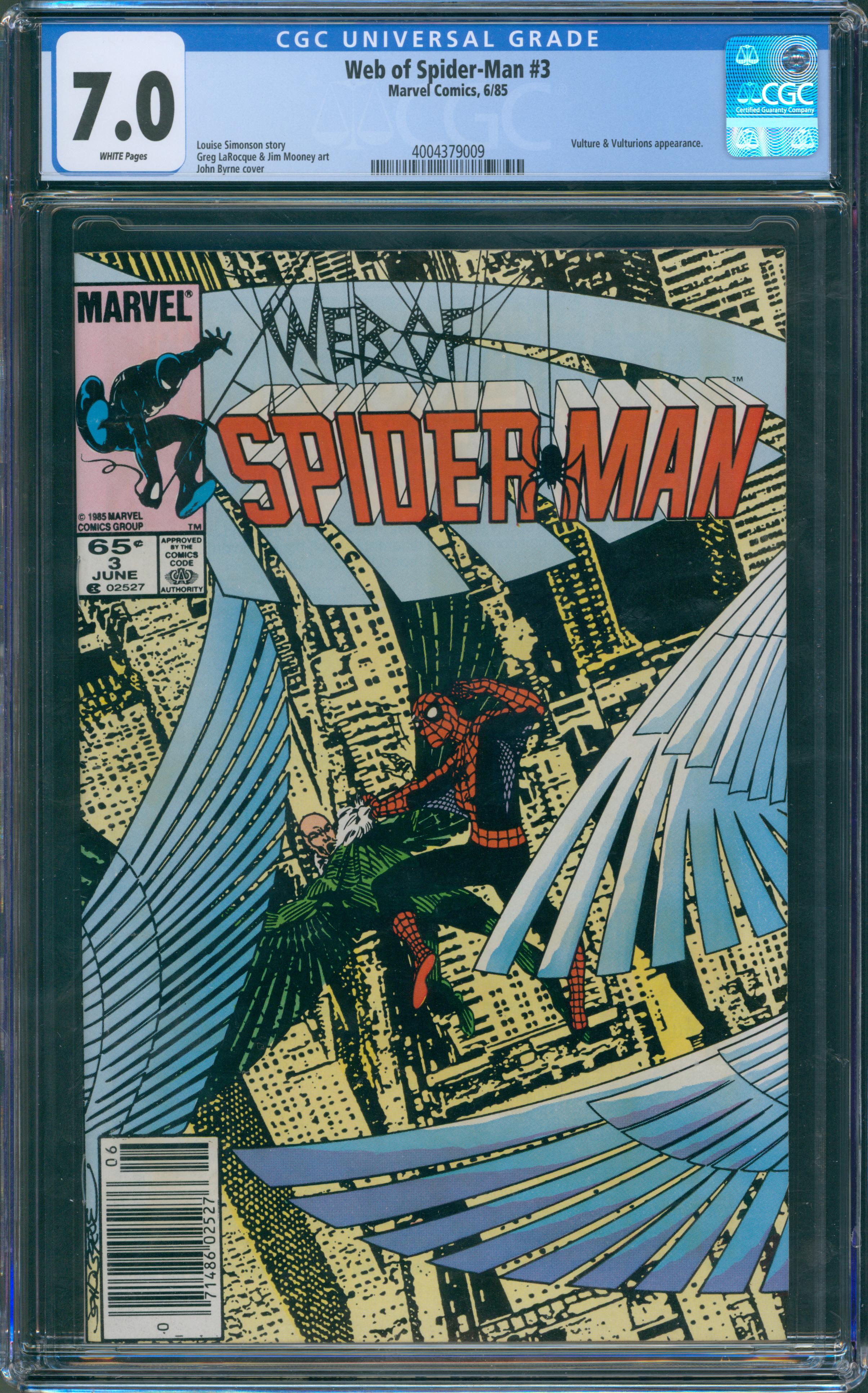 Web of Spider-Man #3 CGC 7.0