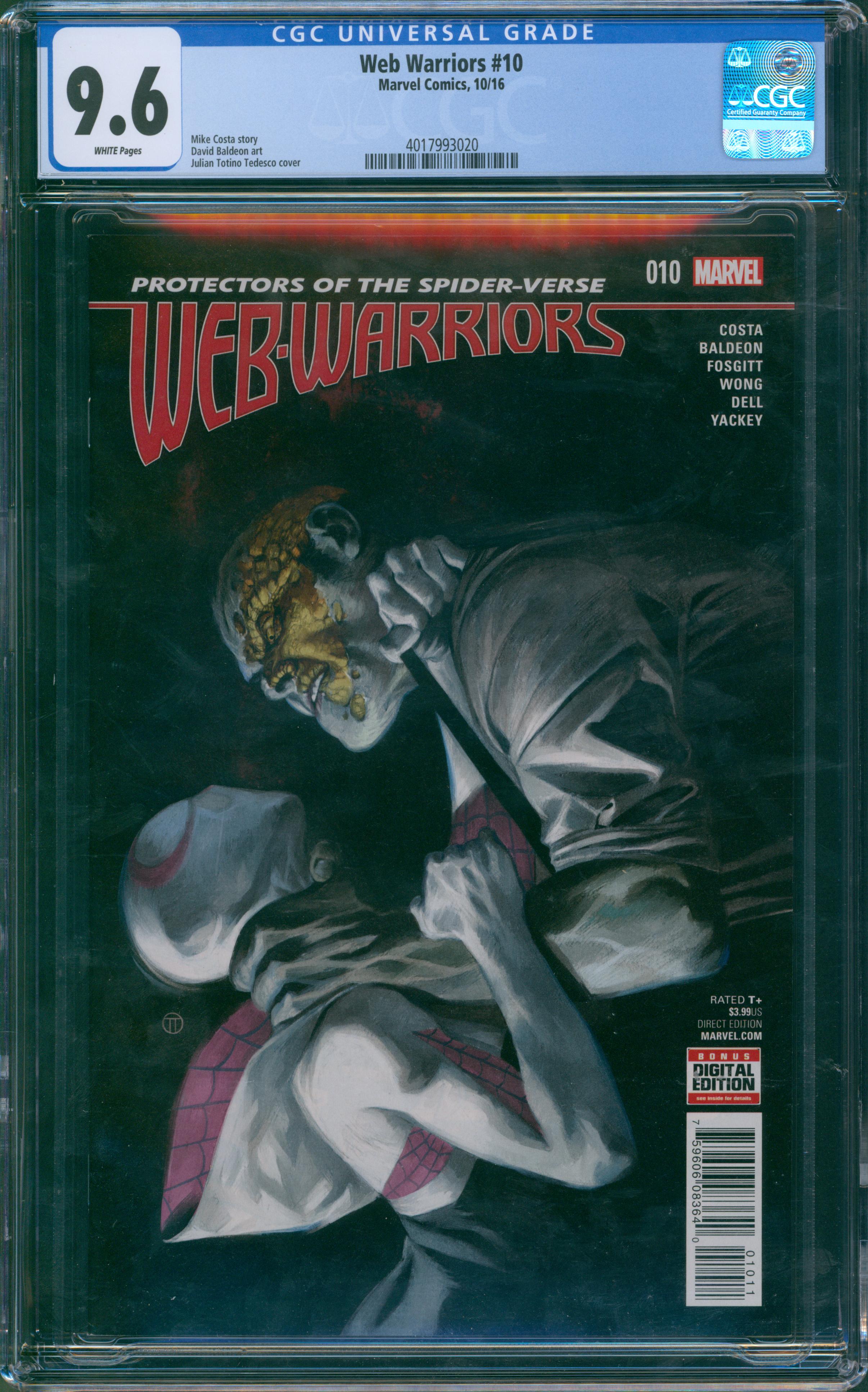 Web Warriors #10 CGC 9.6