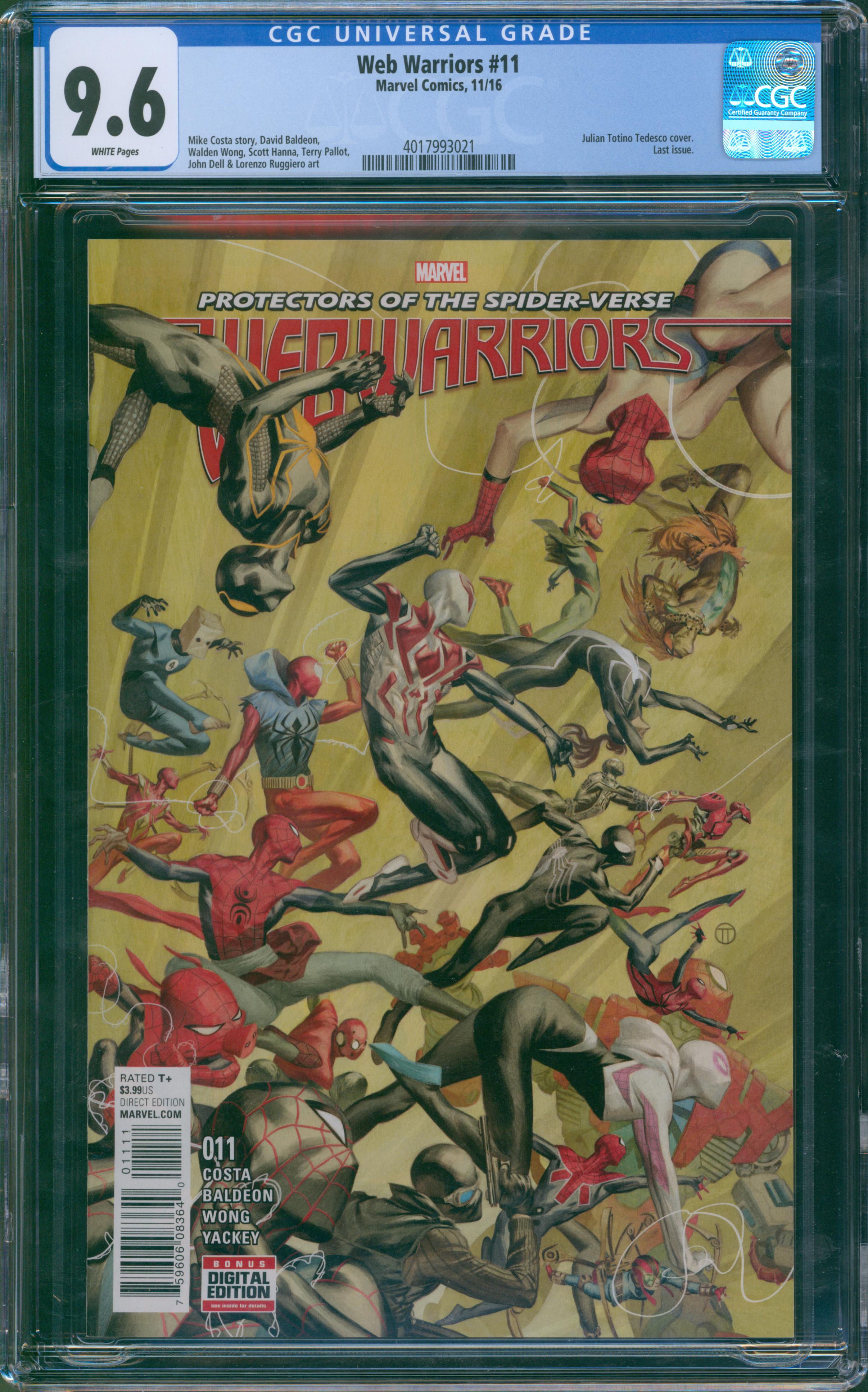 Web Warriors #11 CGC 9.6